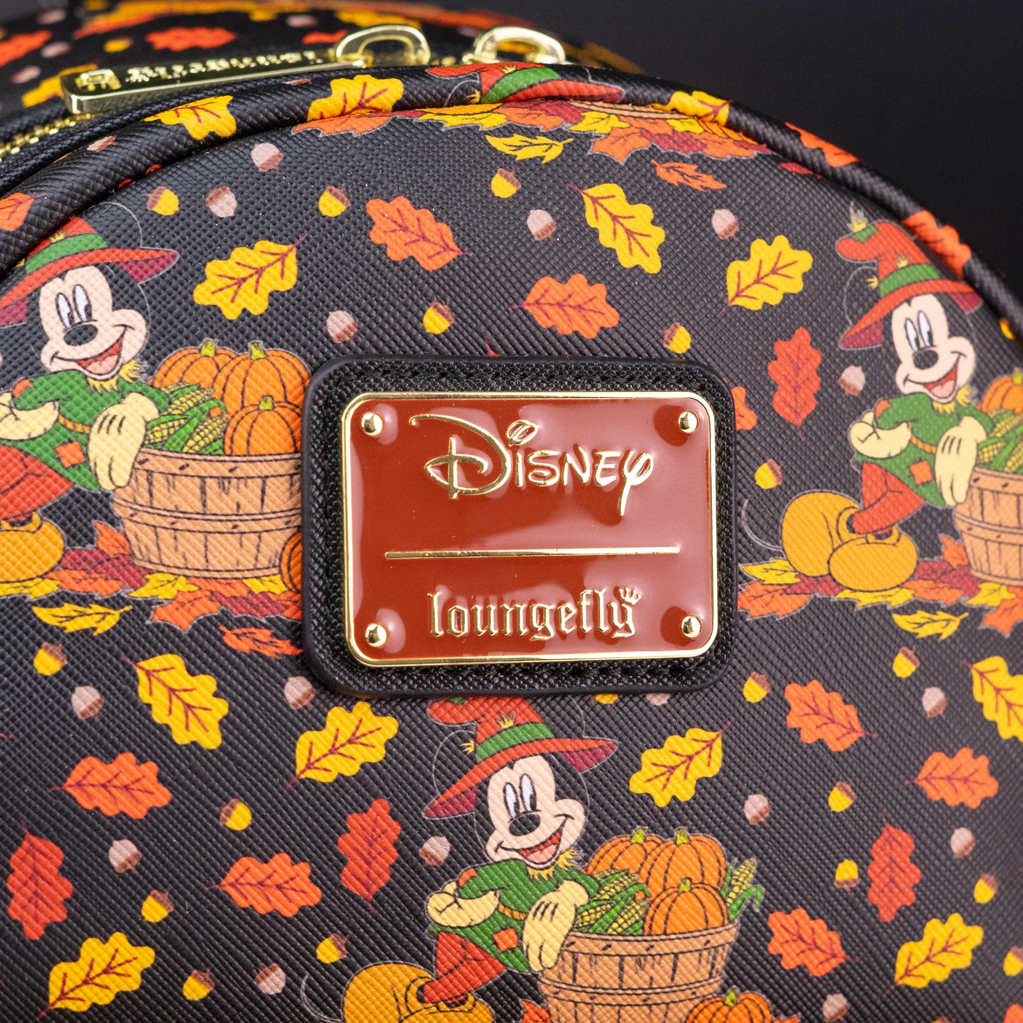 Loungefly x Disney Mickey Mouse Scarecrow AOP Mini Backpack
