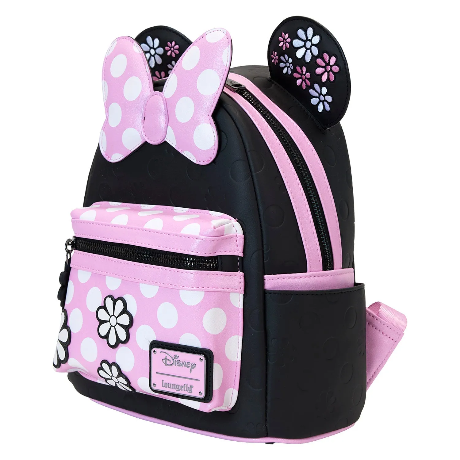 Loungefly x Disney Minnie Floral Rock the Dots Mini Backpack