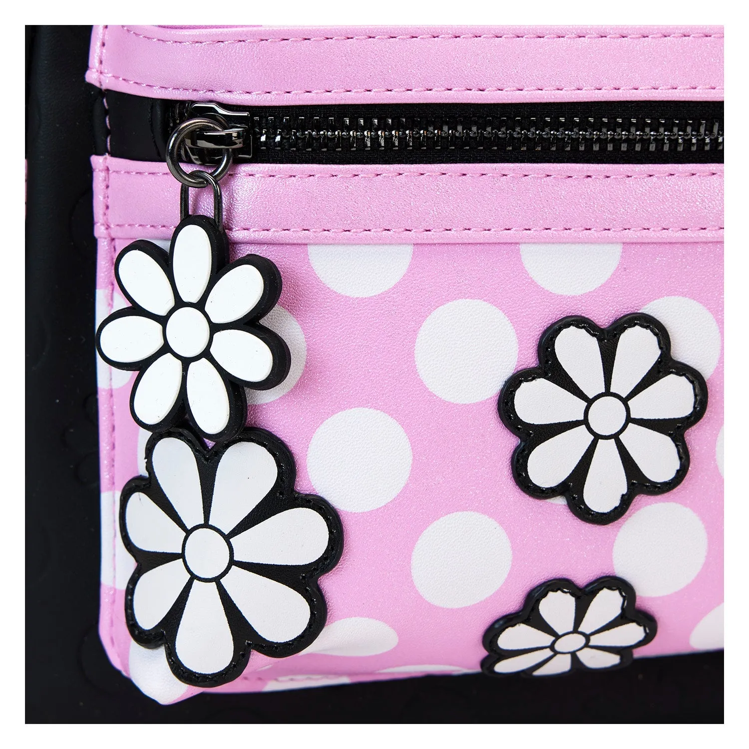Loungefly x Disney Minnie Floral Rock the Dots Mini Backpack