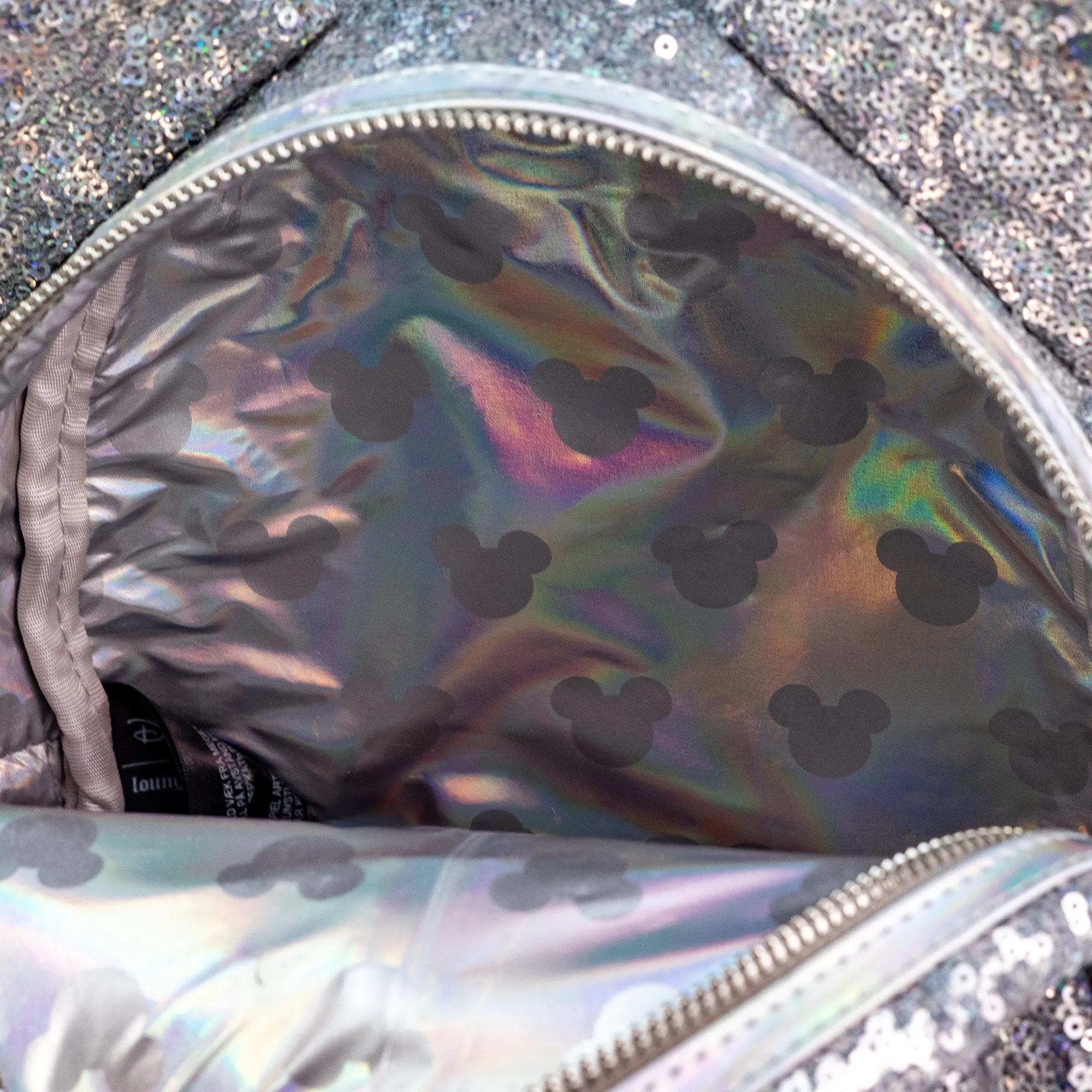 Loungefly x Disney Minnie Mouse Holographic Sequin Mini Backpack