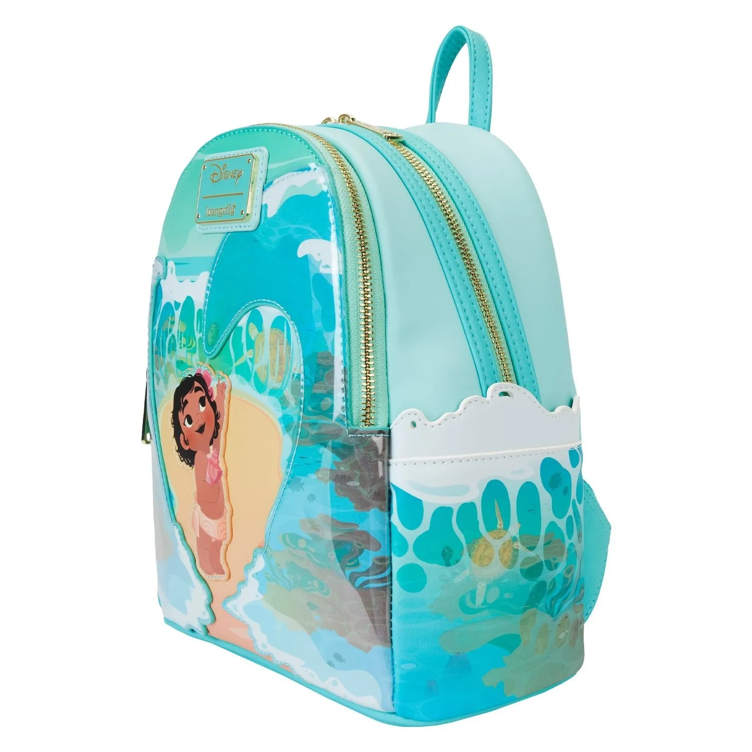 Loungefly x Disney Moana Ocean Waves Mini Backpack