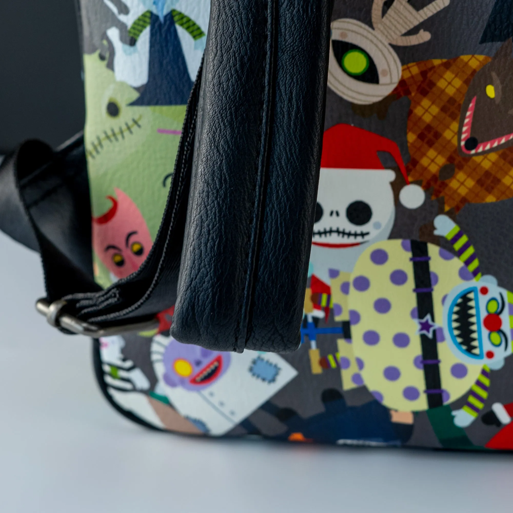 Loungefly x Disney Nightmare Before Christmas Chibi All Over Print Mini Backpack