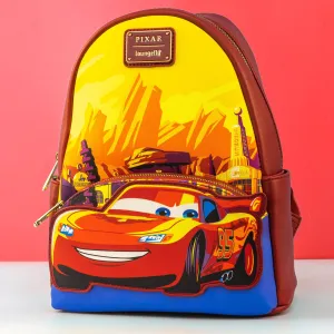Loungefly x Disney Pixar Cars Lightning McQueen Radiator Springs Mini Backpack