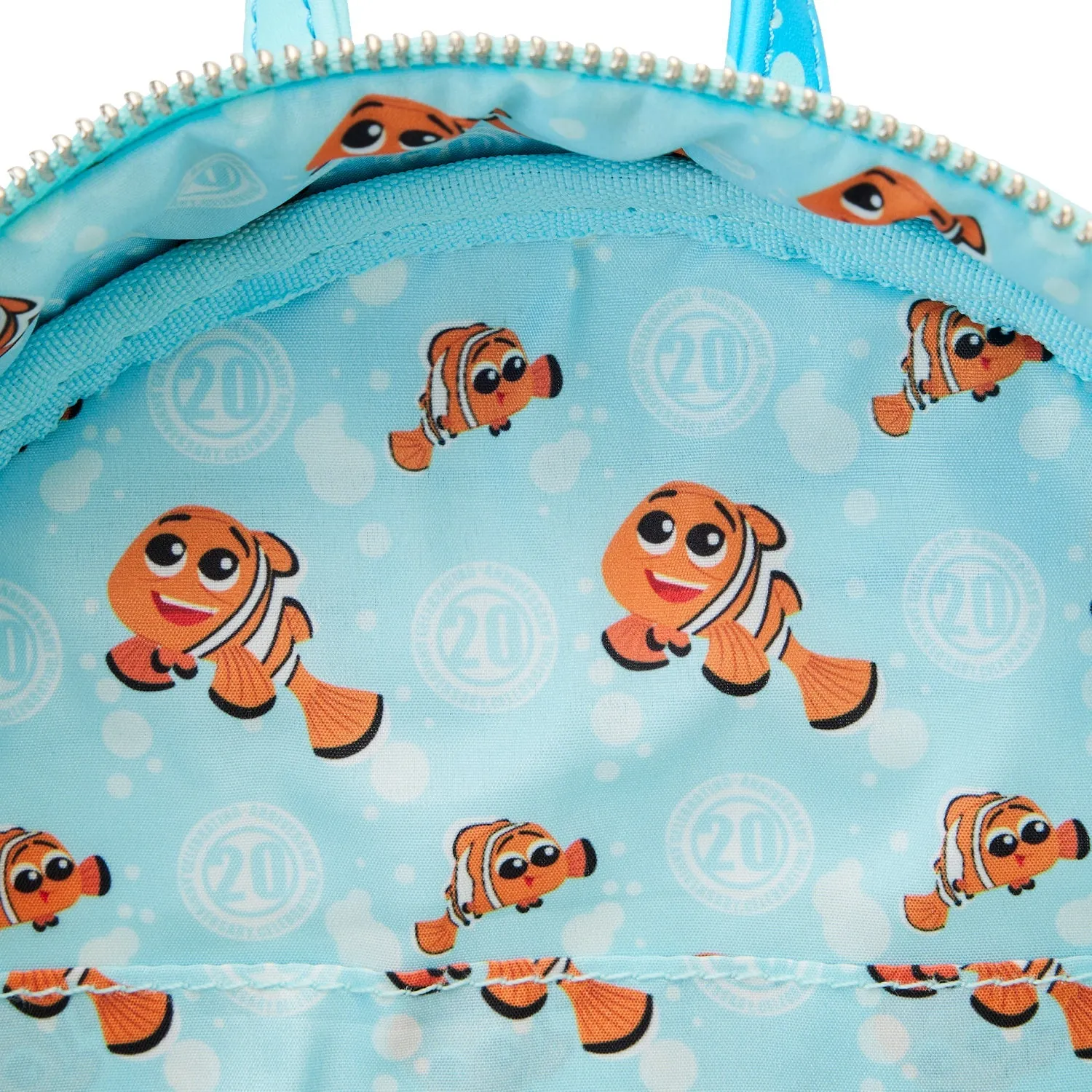 Loungefly x Disney Pixar Finding Nemo 20th Anniversary Bubble Pockets Mini Backpack