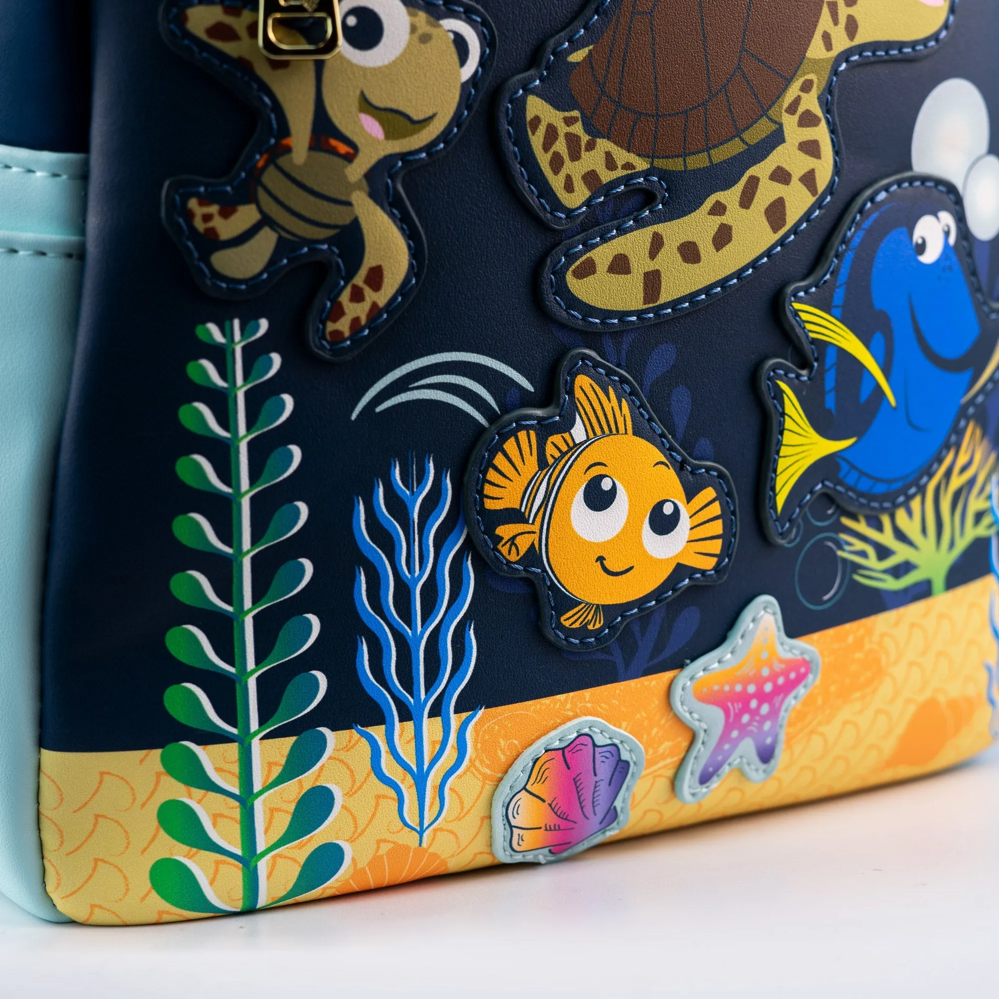 Loungefly x Disney Pixar Finding Nemo Crush and Friends Mini Backpack