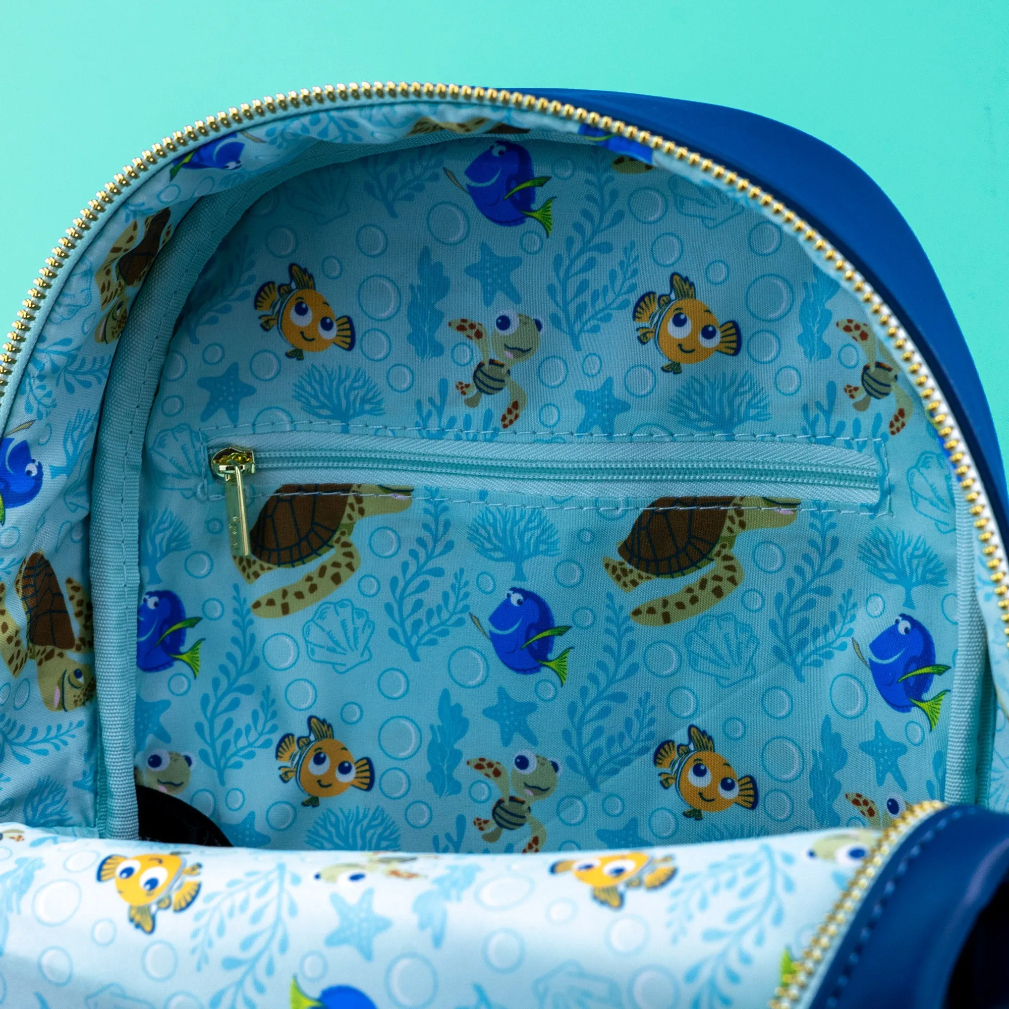 Loungefly x Disney Pixar Finding Nemo Crush and Friends Mini Backpack