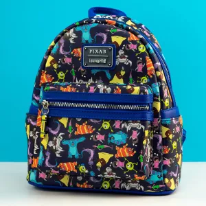 Loungefly x Disney Pixar Monsters Inc AOP Mini Backpack