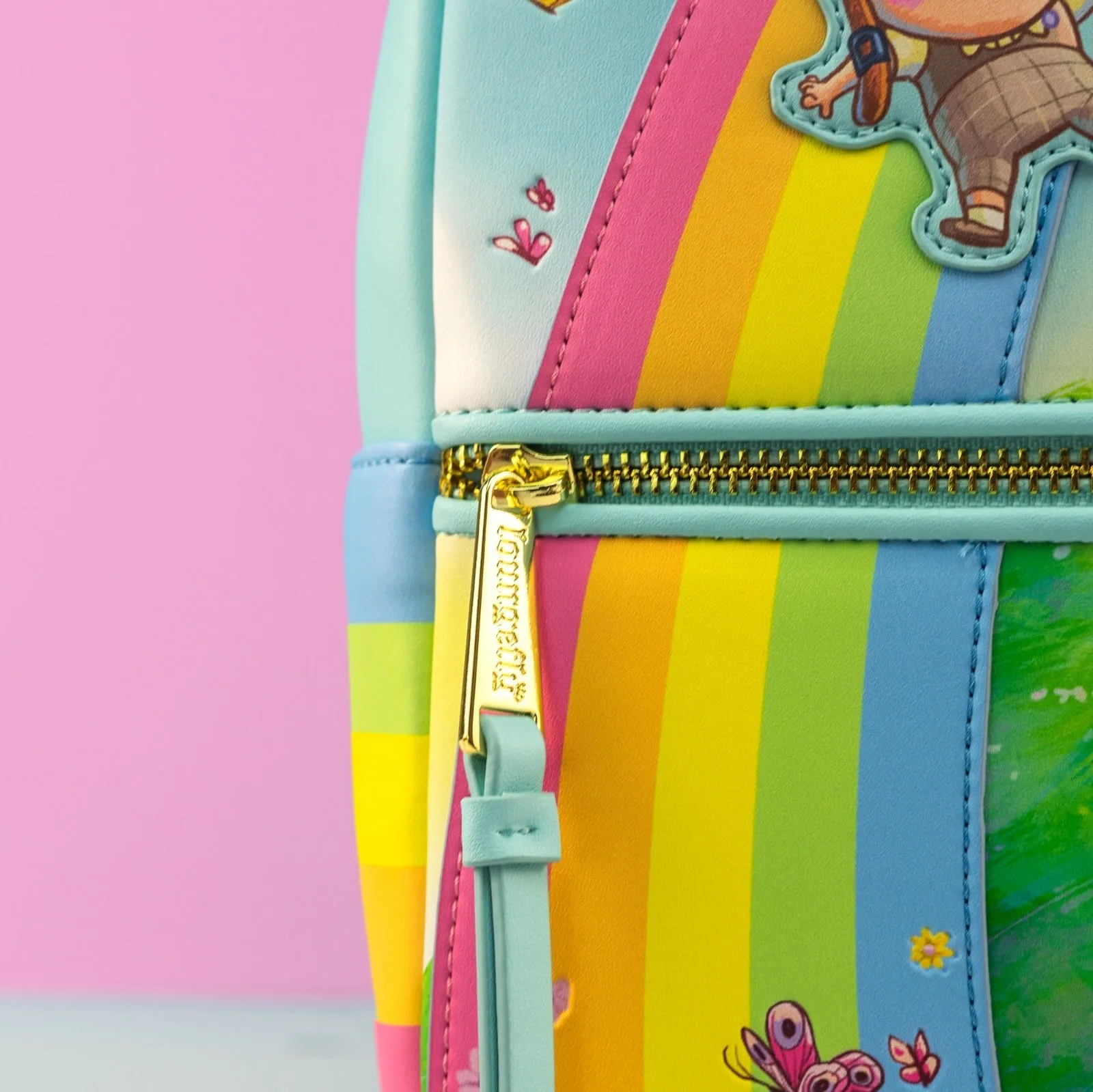 Loungefly x Disney Pixar Up Carl and Ellie Love Heart Balloons Mini Backpack