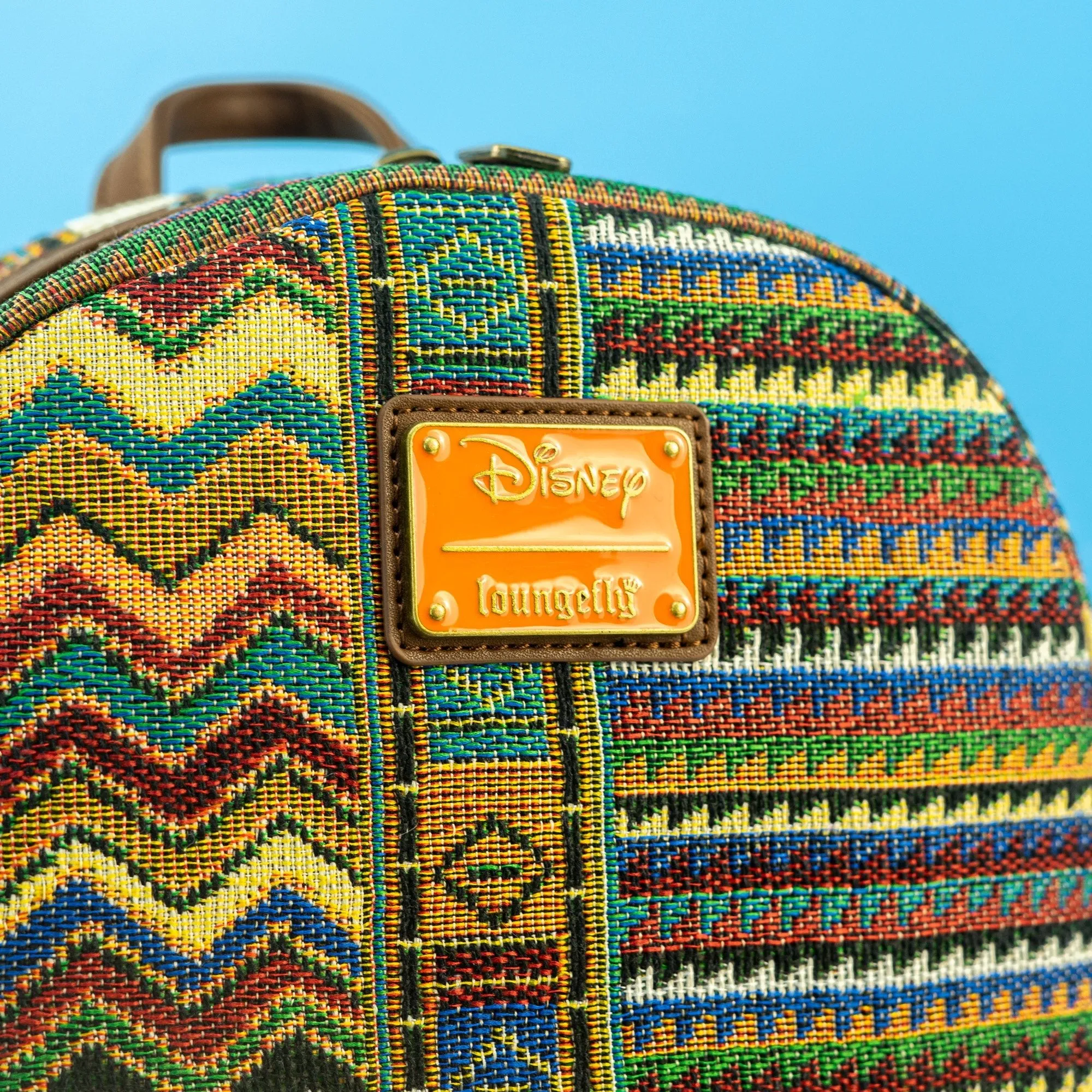 Loungefly x Disney Pocahontas and Meeko Woven Mini Backpack
