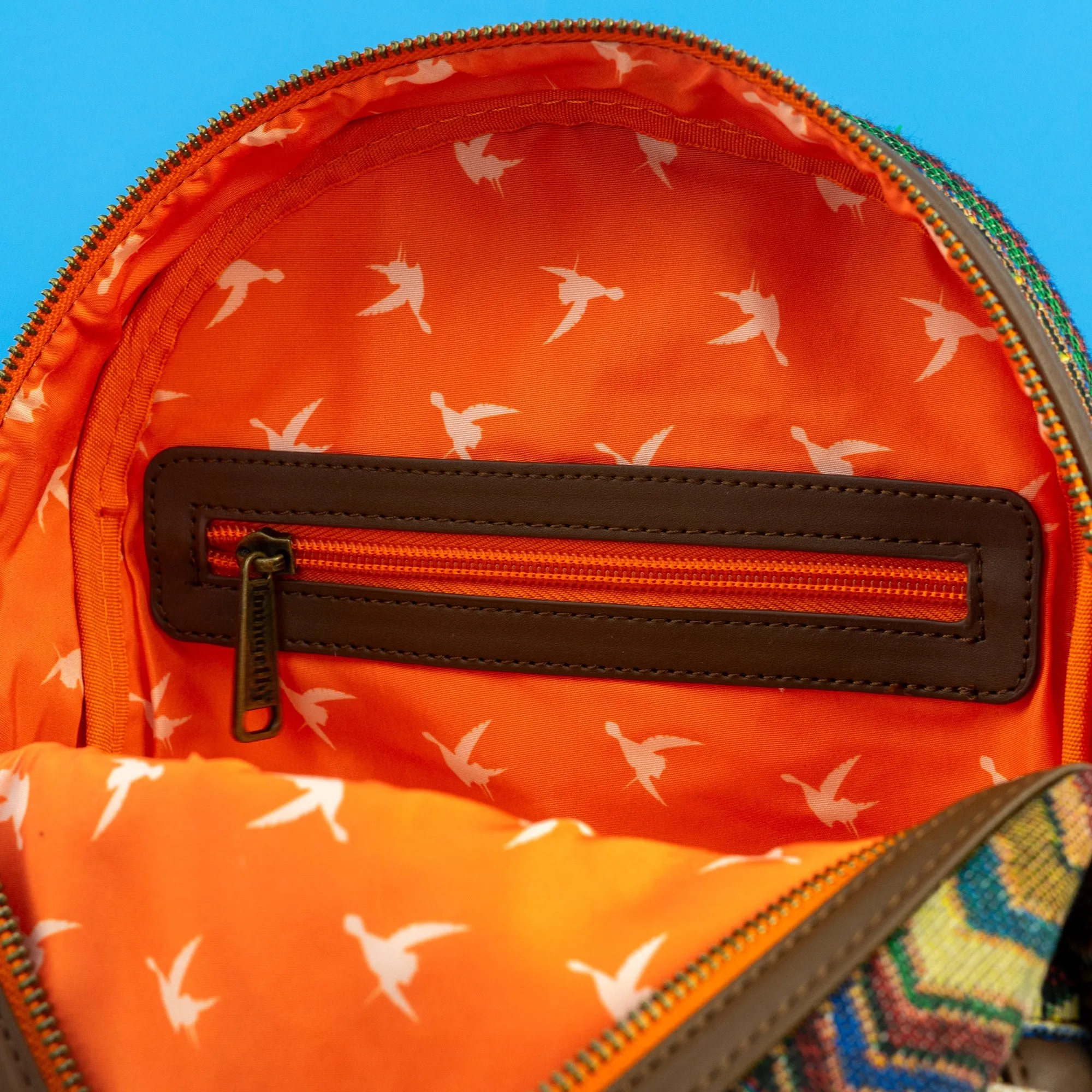 Loungefly x Disney Pocahontas and Meeko Woven Mini Backpack
