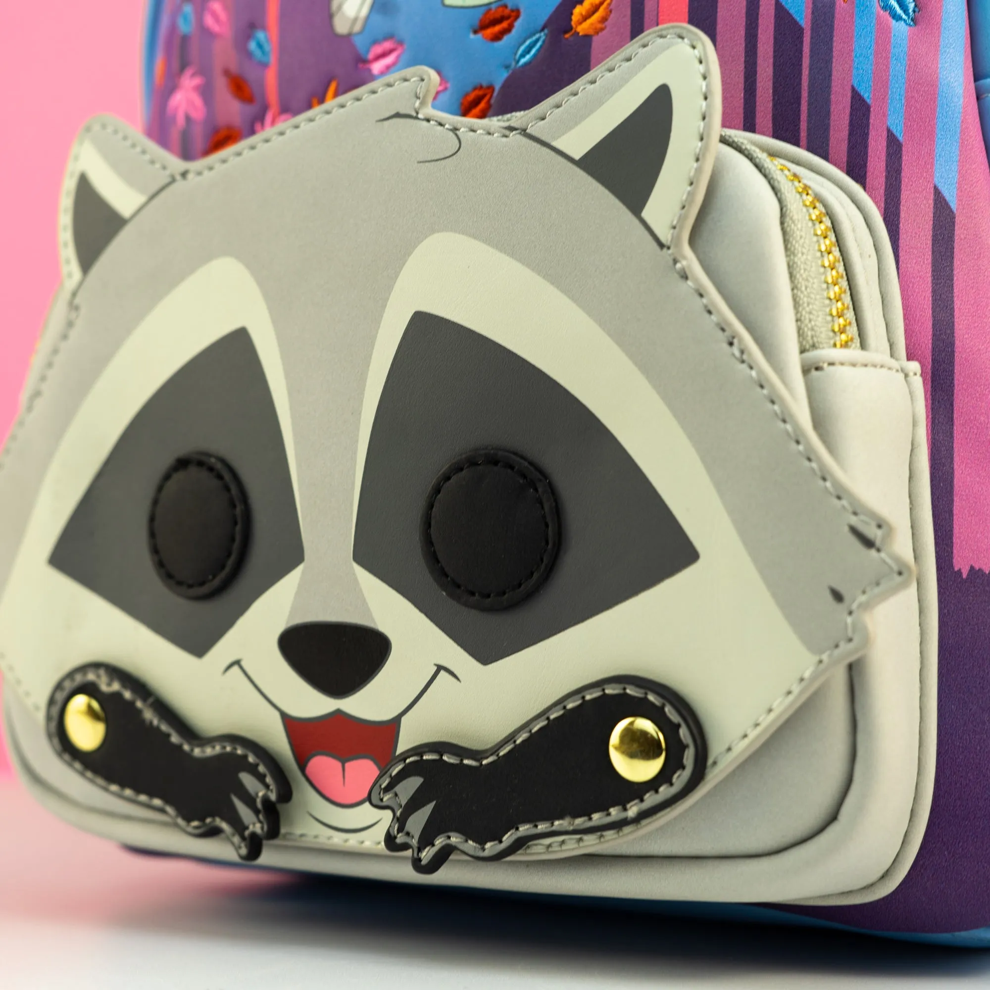 Loungefly x Disney Pocahontas Meeko Flit Earth Day Mini Backpack