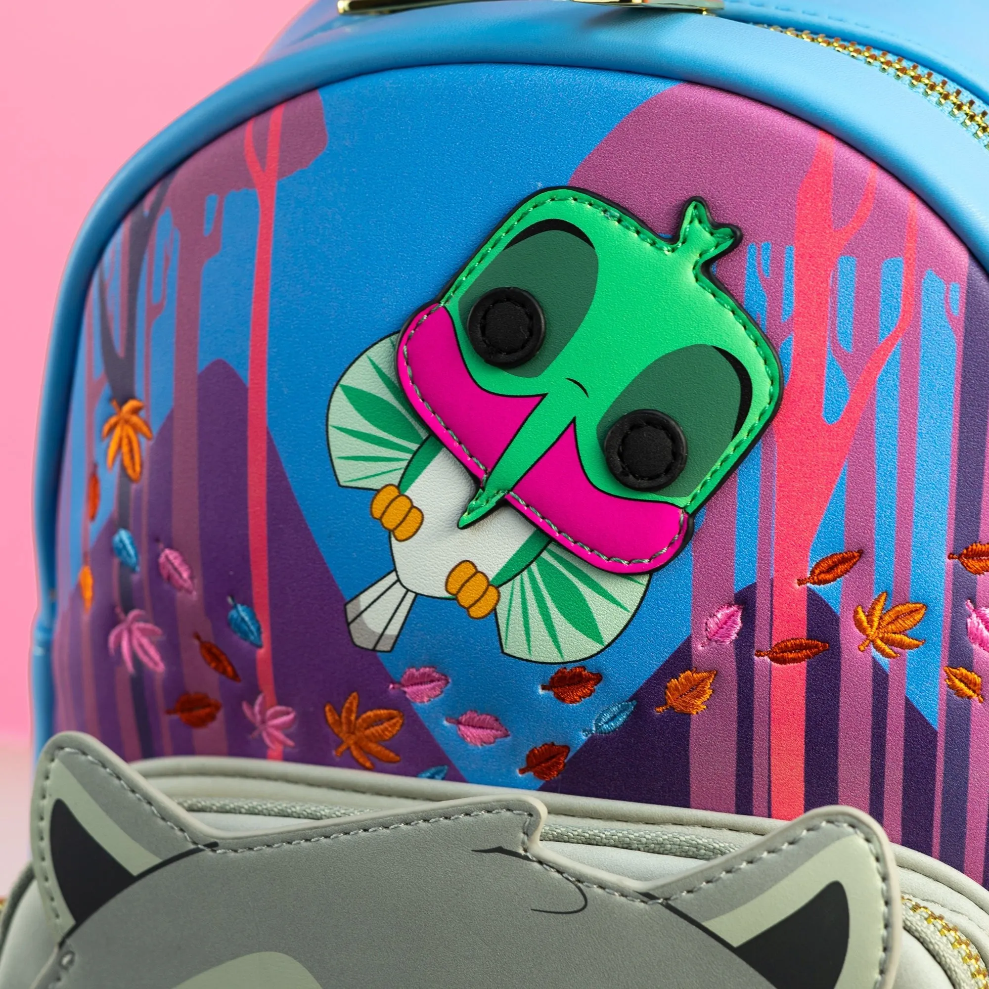 Loungefly x Disney Pocahontas Meeko Flit Earth Day Mini Backpack