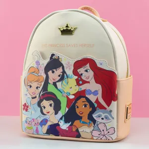Loungefly x Disney Princesses and Sidekicks Mini Backpack