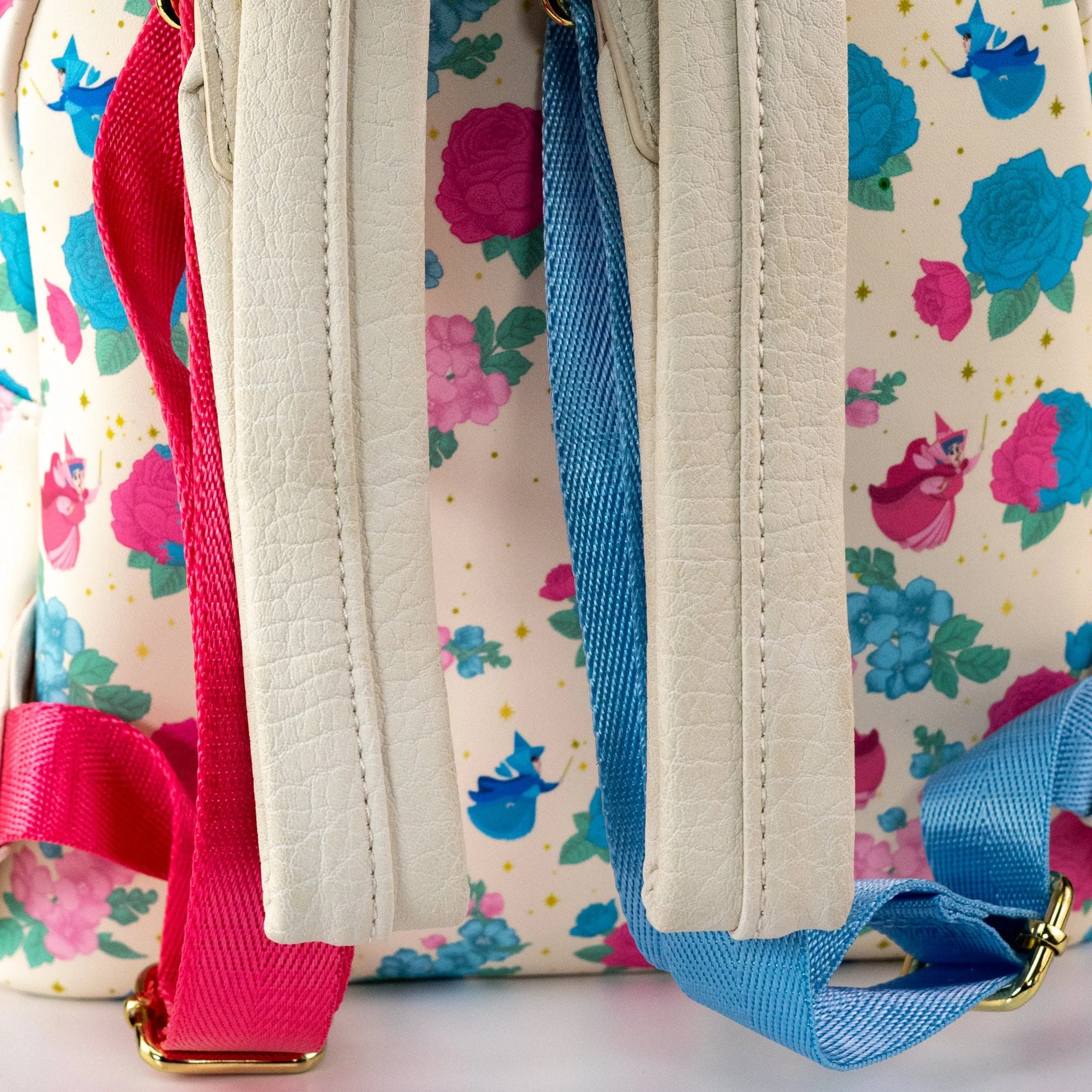 Loungefly x Disney Sleeping Beauty Floral Three Good Fairies Mini Backpack