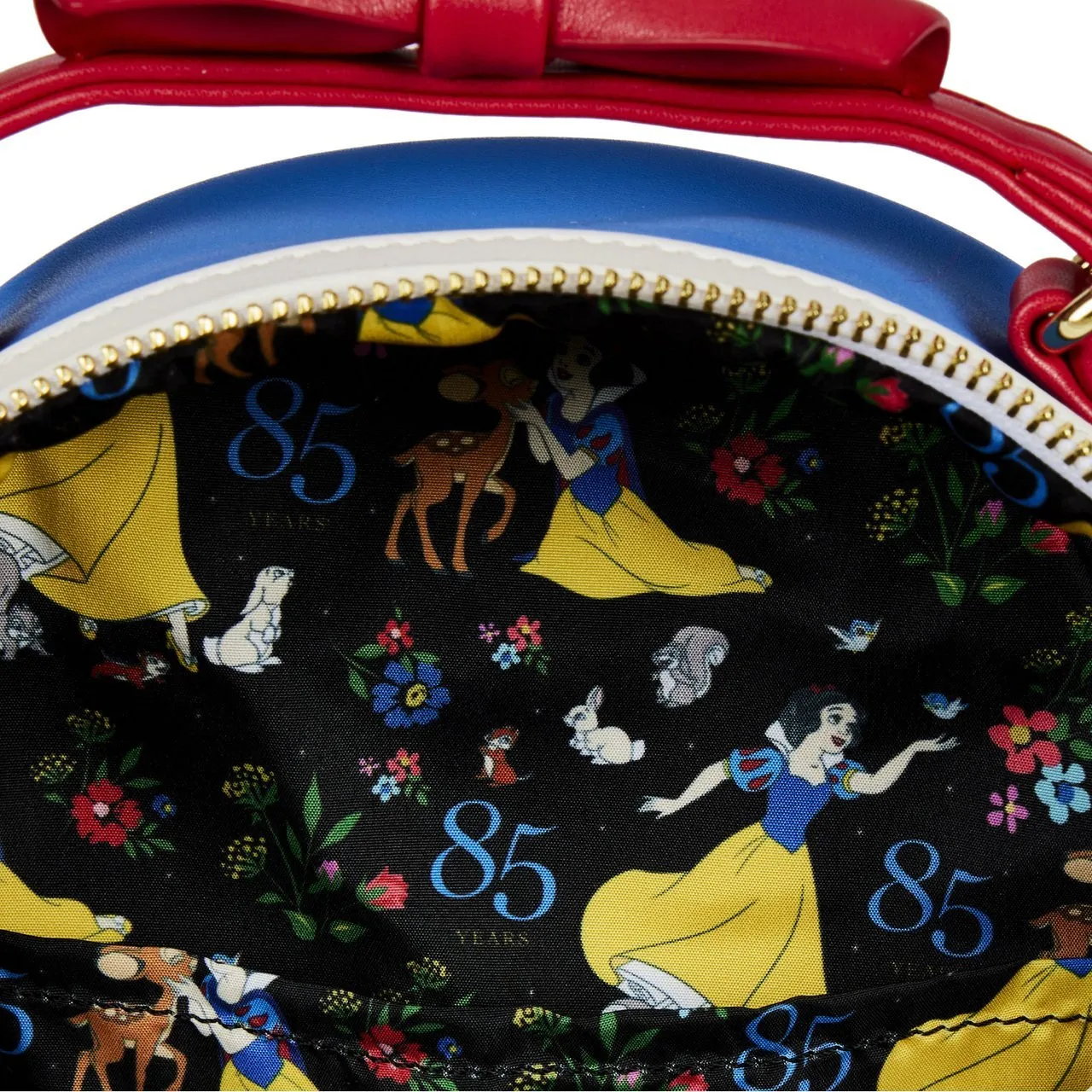Loungefly x Disney Snow White Cosplay Bow Handle Mini Backpack