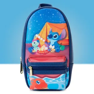 Loungefly x Disney Stitch Camping Cuties Mini Backpack Pencil Case