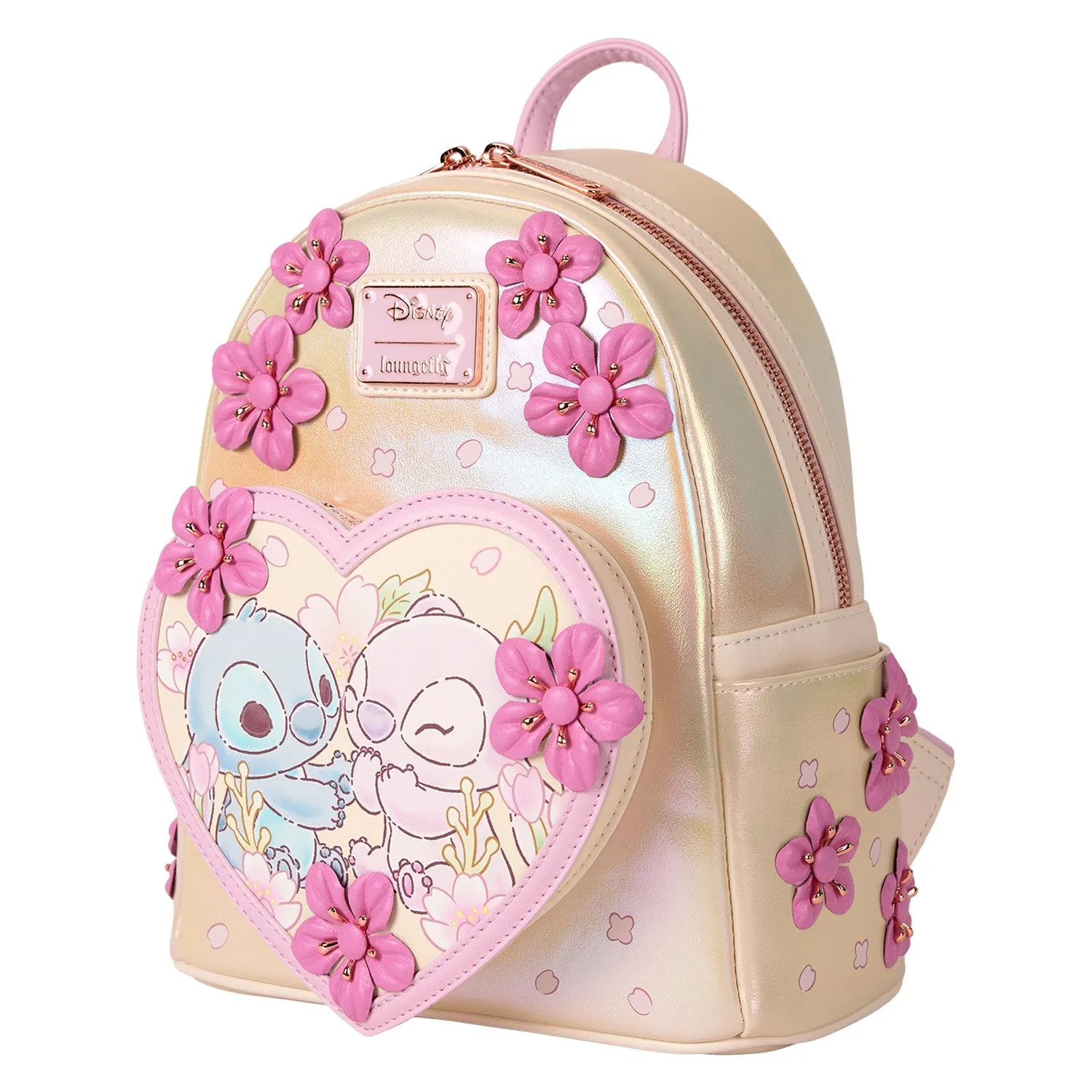 Loungefly x Disney Stitch Cherry Blossom Mini Backpack