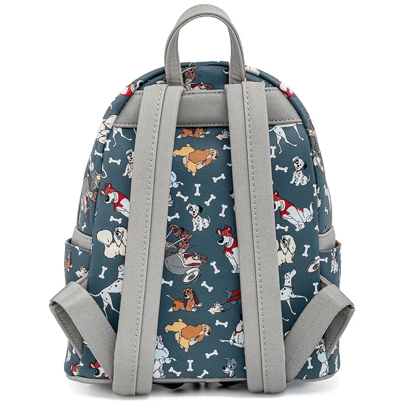 Loungefly x Disney The Dogs of Disney AOP Mini Backpack