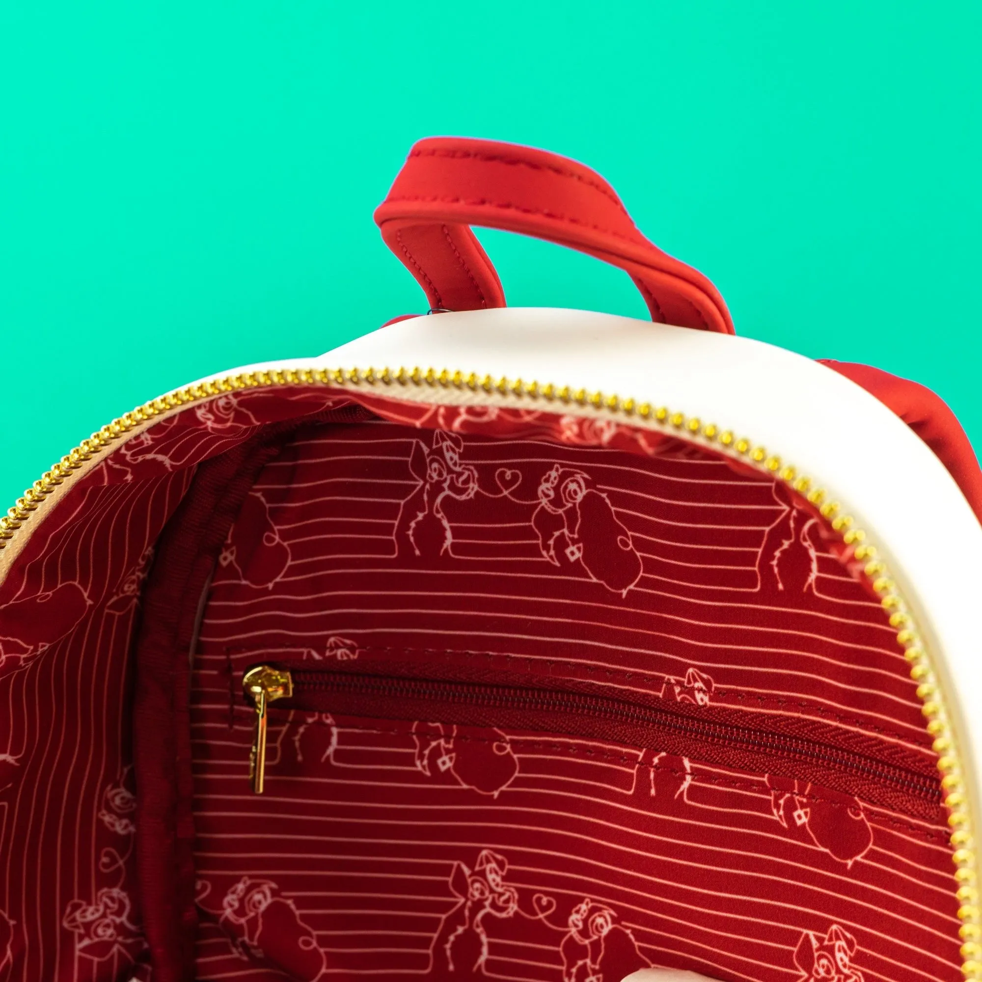 Loungefly x Disney The Lady and the Tramp Heart Mini Backpack