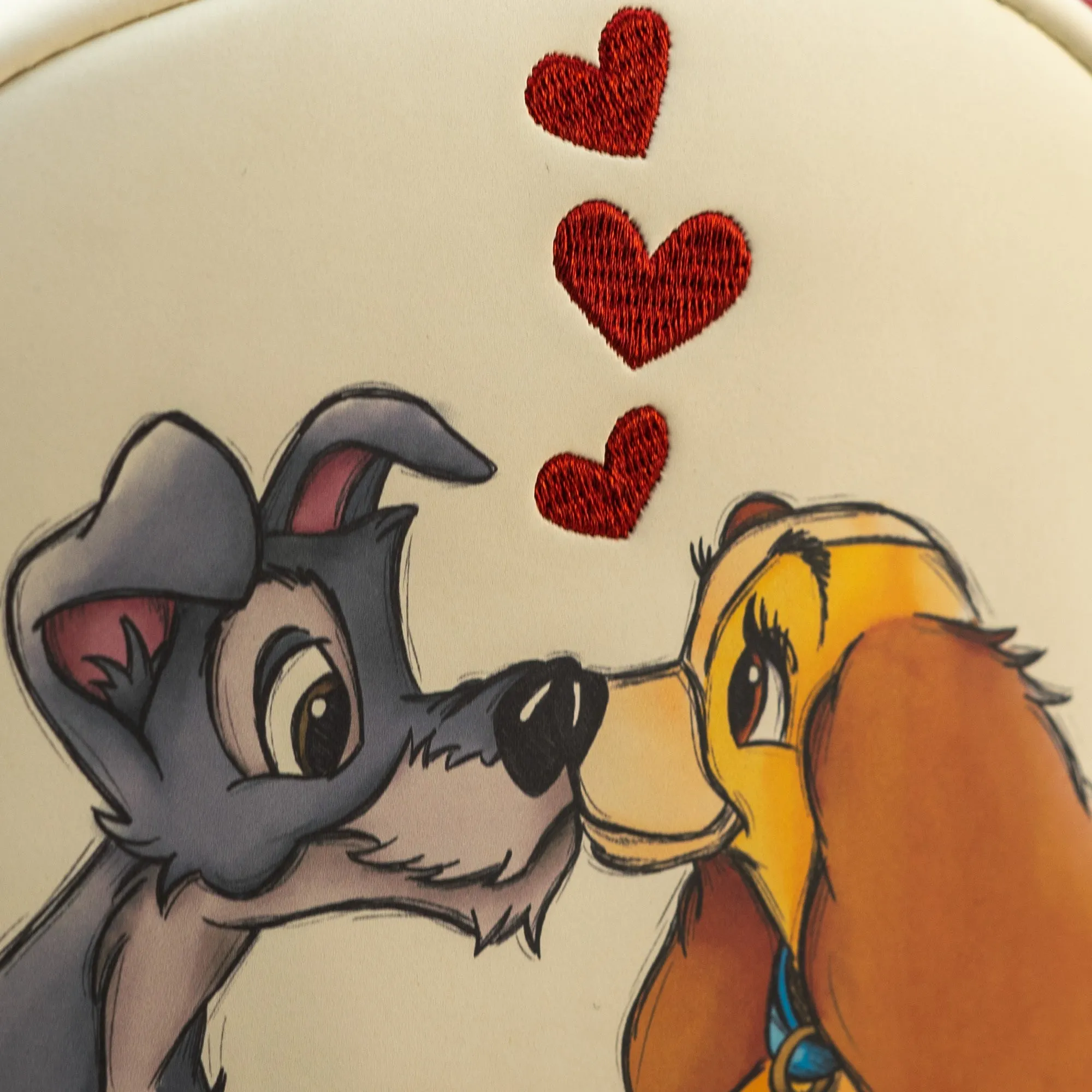 Loungefly x Disney The Lady and the Tramp Heart Mini Backpack