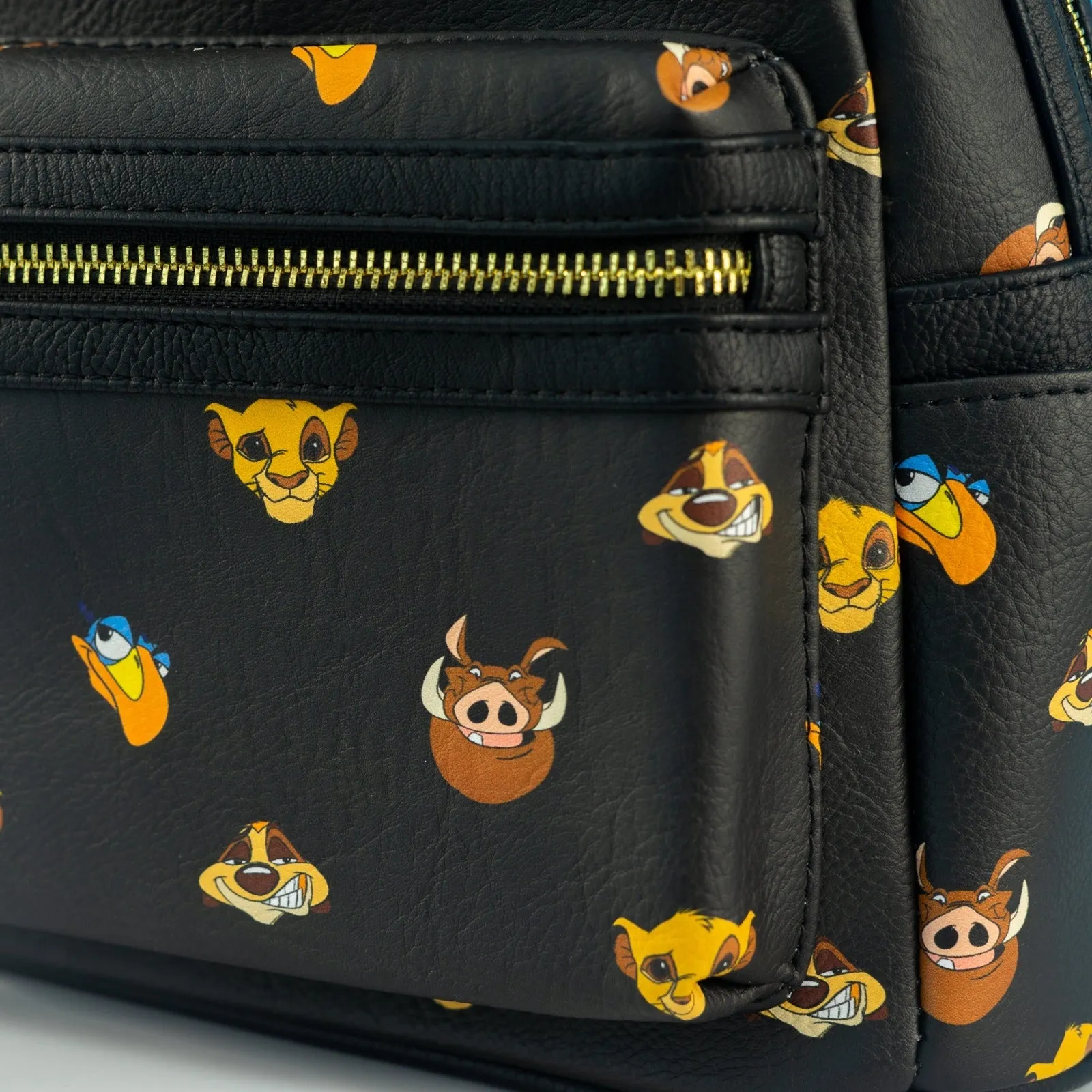 Loungefly x Disney The Lion King Character Faces AOP Mini Backpack
