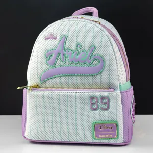 Loungefly x Disney The Little Mermaid Ariel Baseball Jersey Mini Backpack