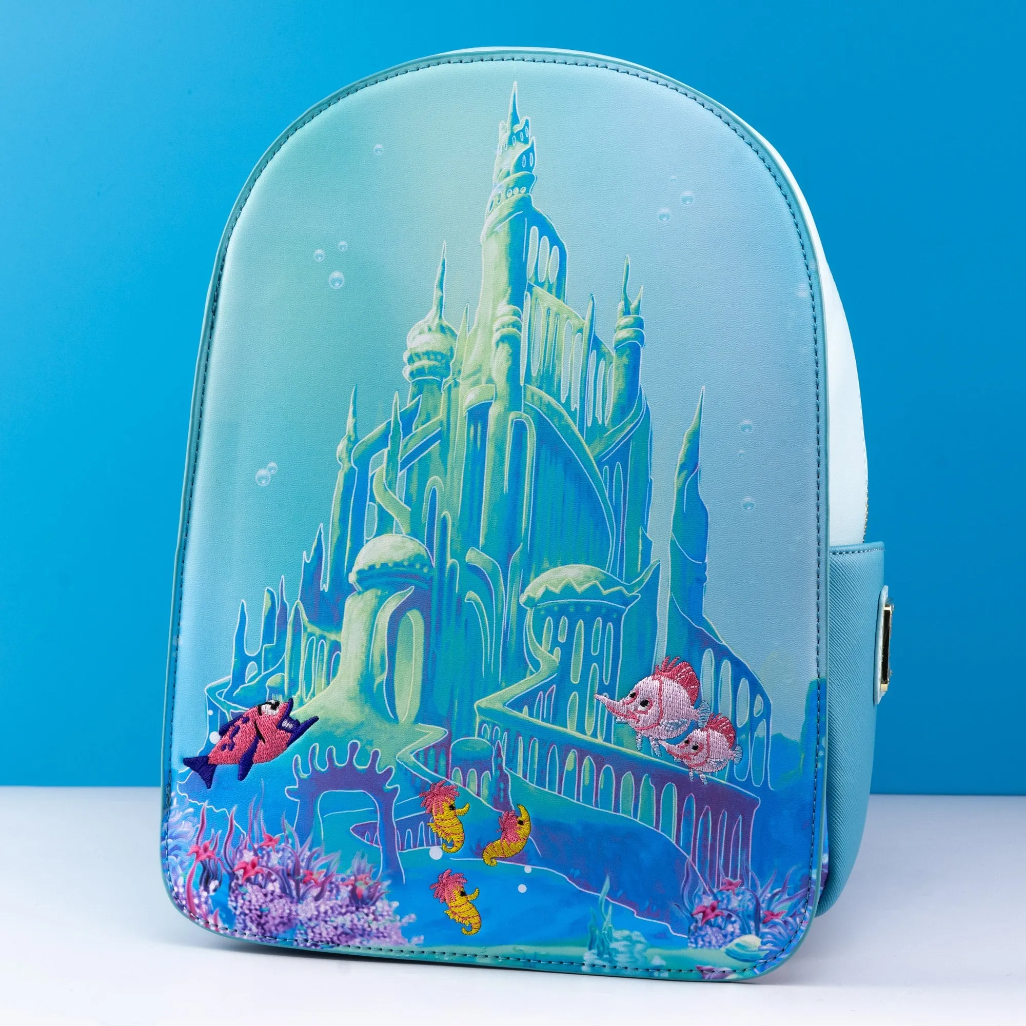 Loungefly x Disney The Little Mermaid Castle Window Mini Backpack
