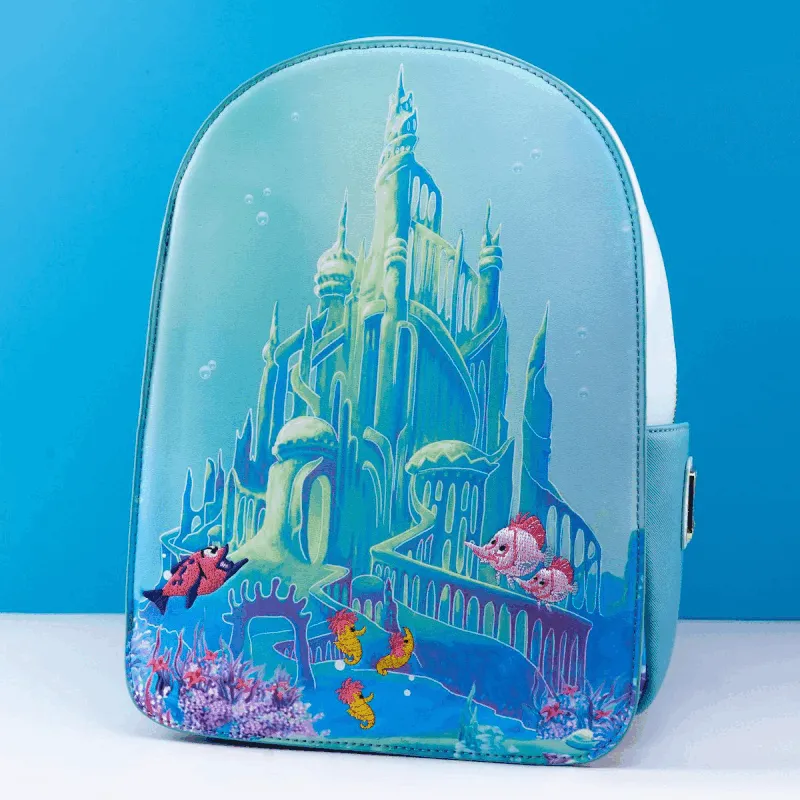 Loungefly x Disney The Little Mermaid Castle Window Mini Backpack