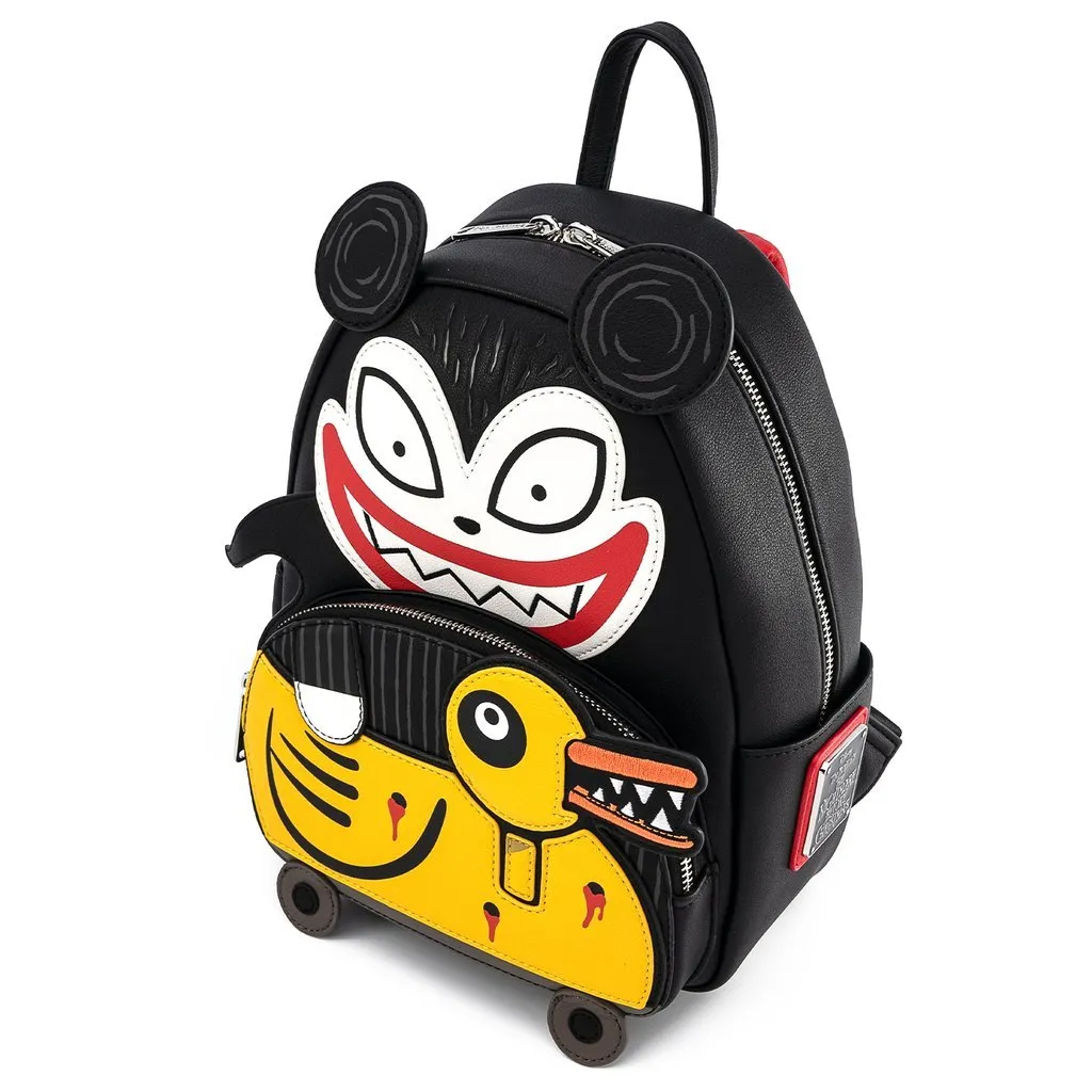 Loungefly X Disney The Nightmare Before Christmas Scary Teddy and Undead Duck Mini Backpack
