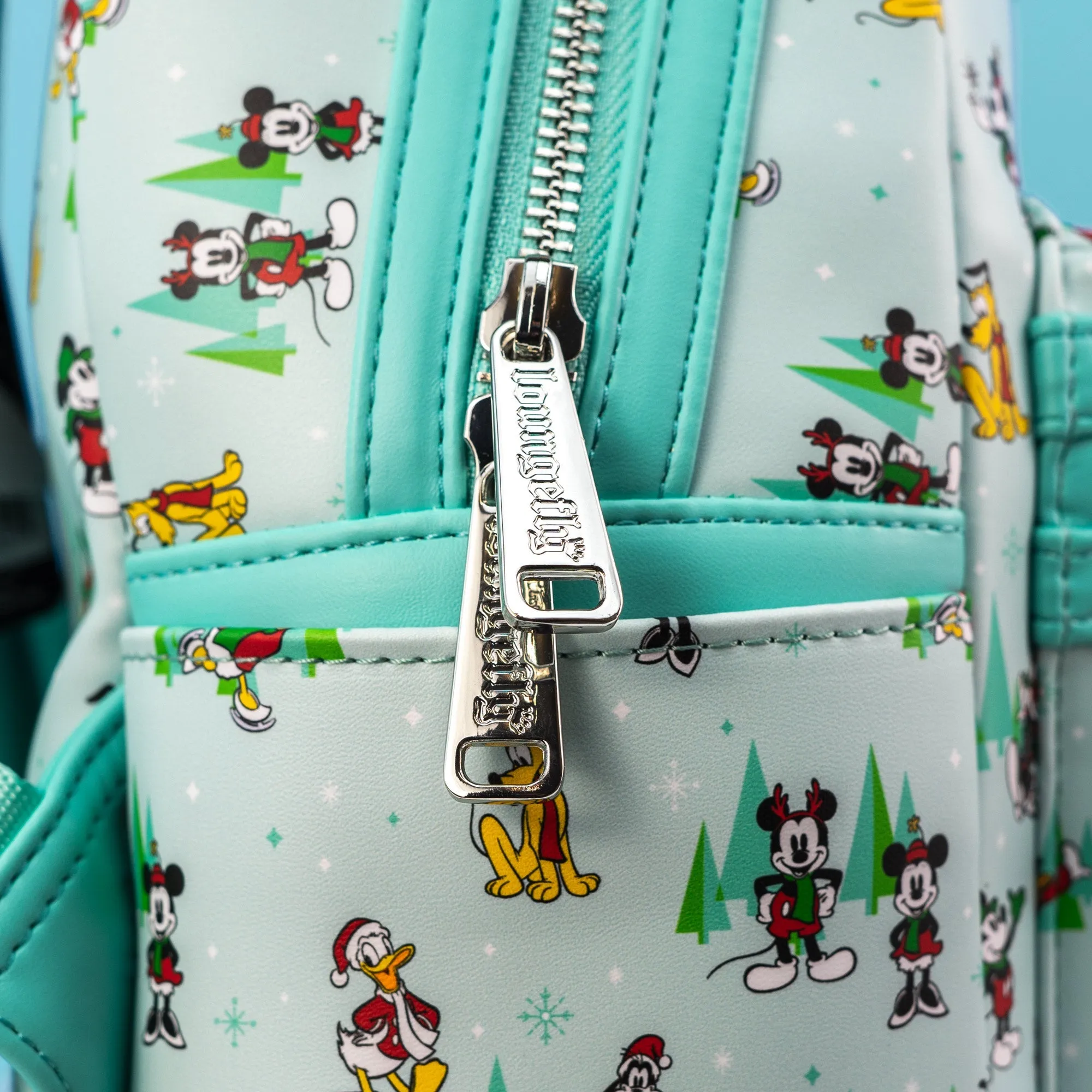 Loungefly x Disney The Sensational Six Christmas Character Print Mini Backpack