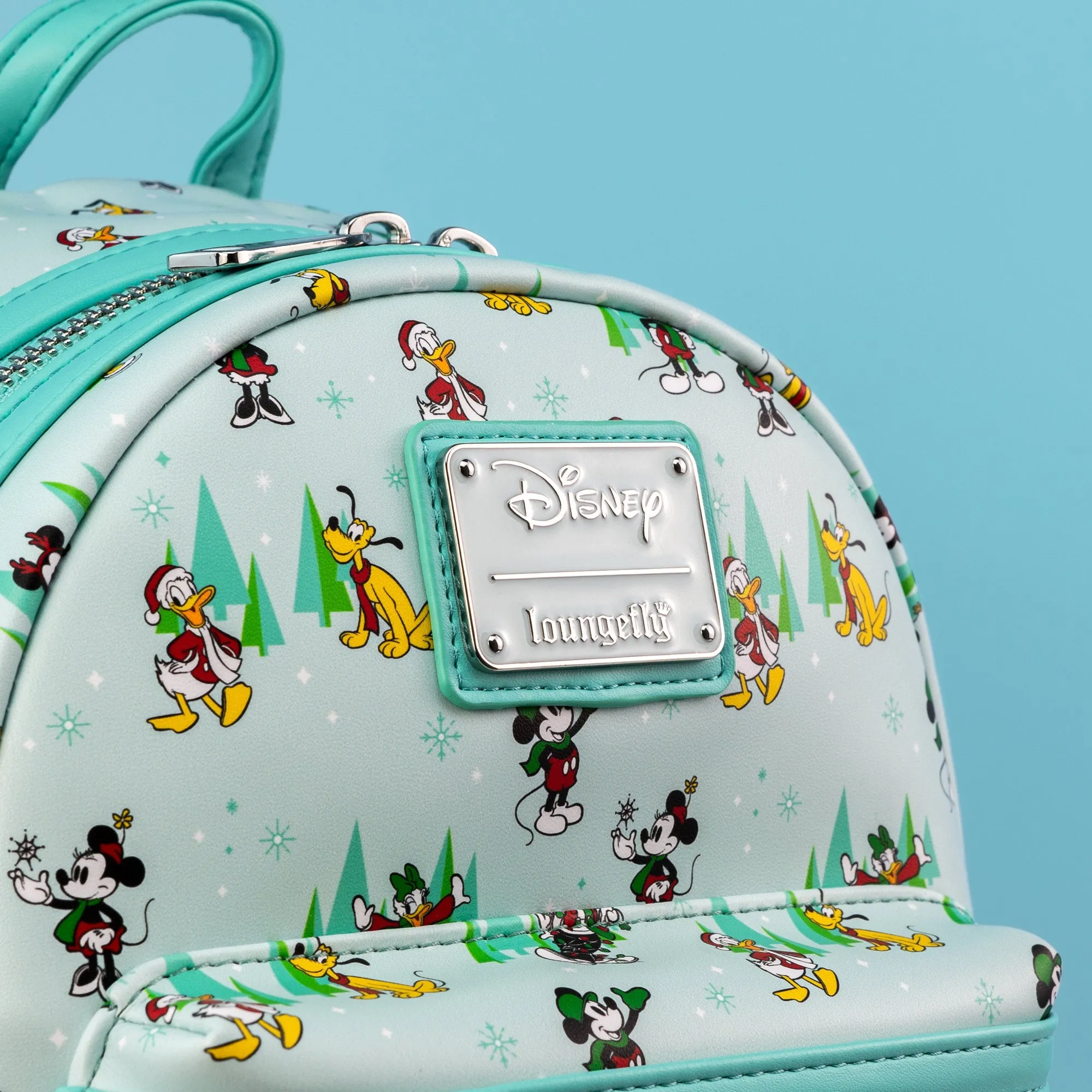 Loungefly x Disney The Sensational Six Christmas Character Print Mini Backpack