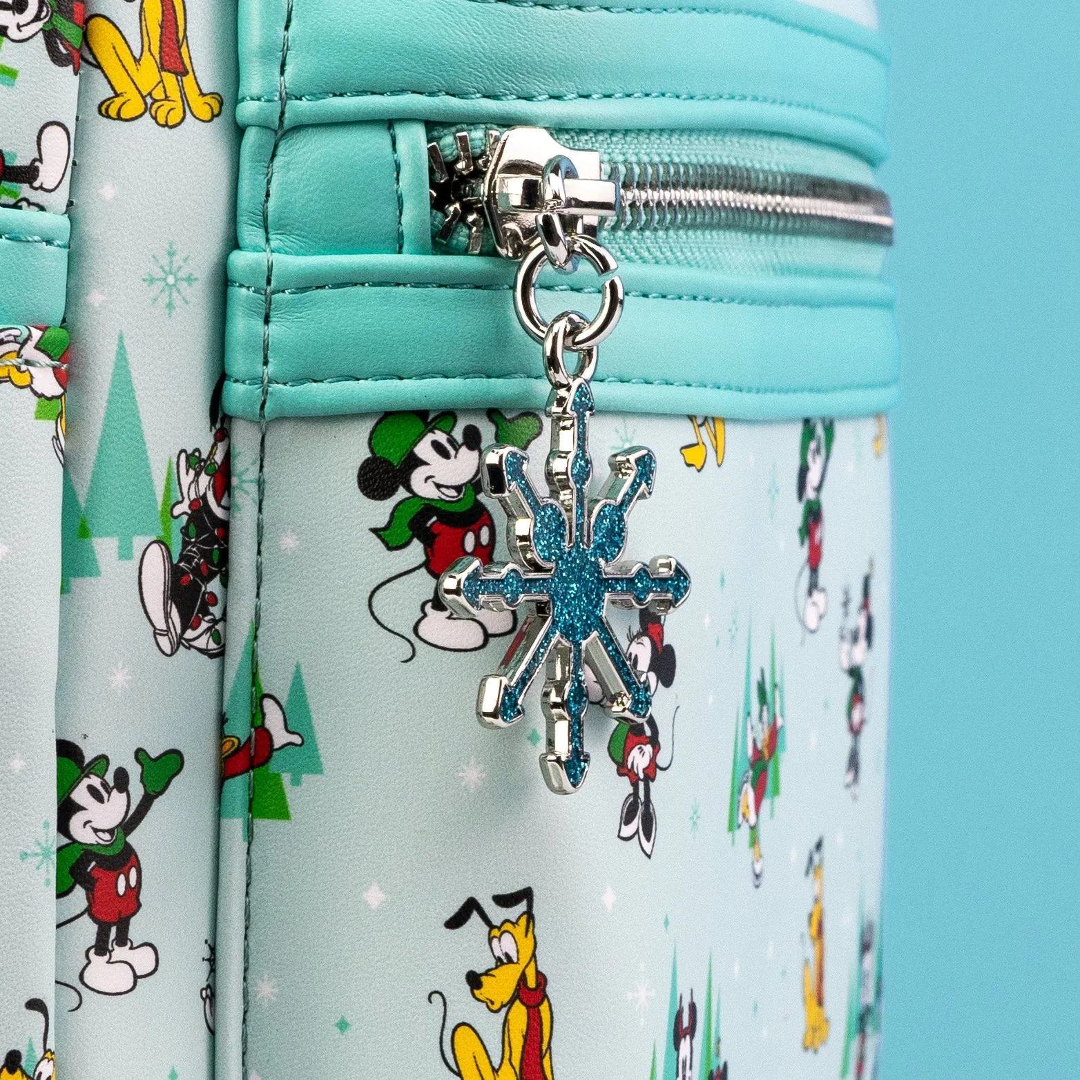 Loungefly x Disney The Sensational Six Christmas Character Print Mini Backpack