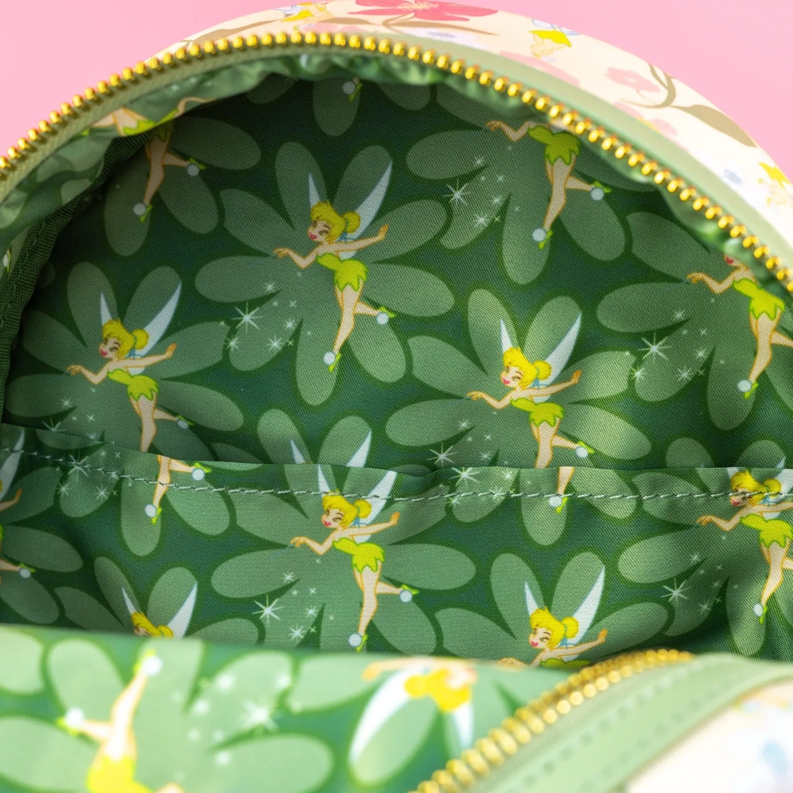 Loungefly x Disney Tinkerbell Pastel Flowers AOP Mini Backpack