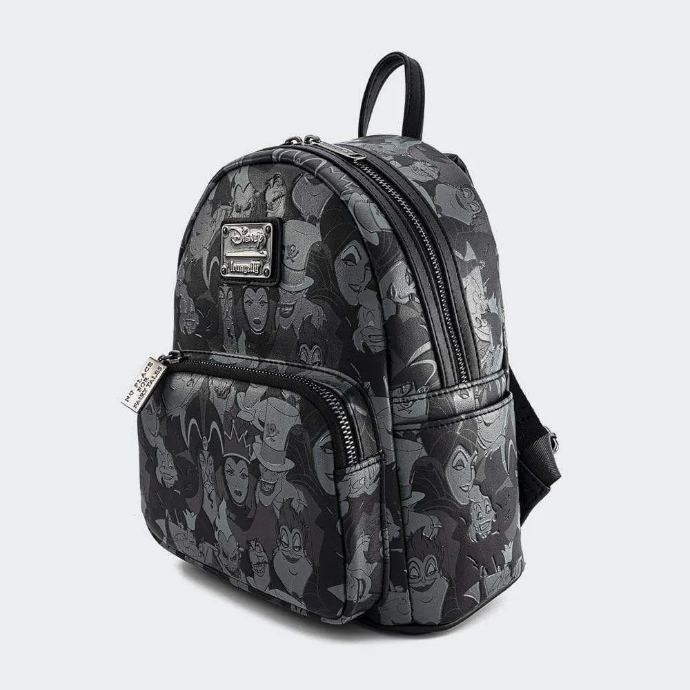 Loungefly x Disney Villains Debossed Loungefly Mini Backpack
