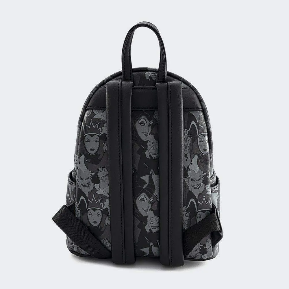 Loungefly x Disney Villains Debossed Loungefly Mini Backpack