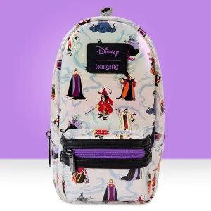 Loungefly x Disney Villains Iridescent Mini Backpack Pencil Case