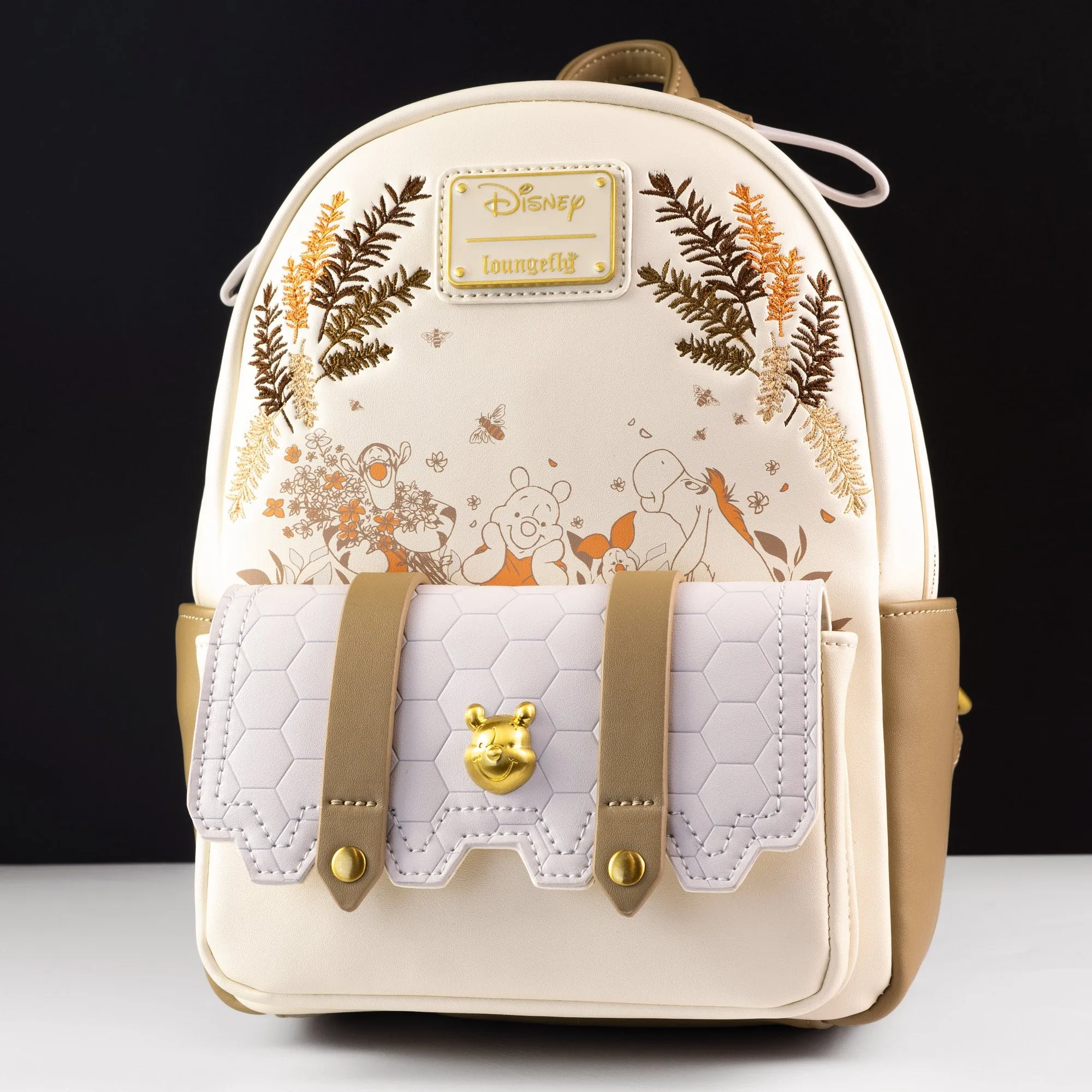 Loungefly x Disney Winnie the Pooh and Friends Flap Pocket Mini Backpack