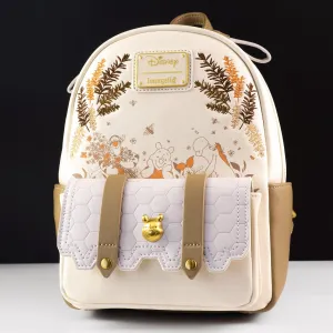 Loungefly x Disney Winnie the Pooh and Friends Flap Pocket Mini Backpack