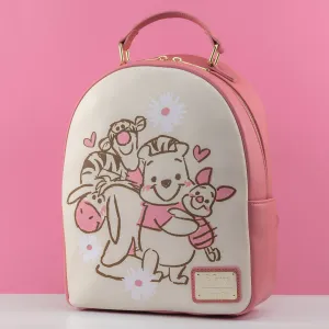 Loungefly x Disney Winnie the Pooh and Friends Sketch Mini Backpack