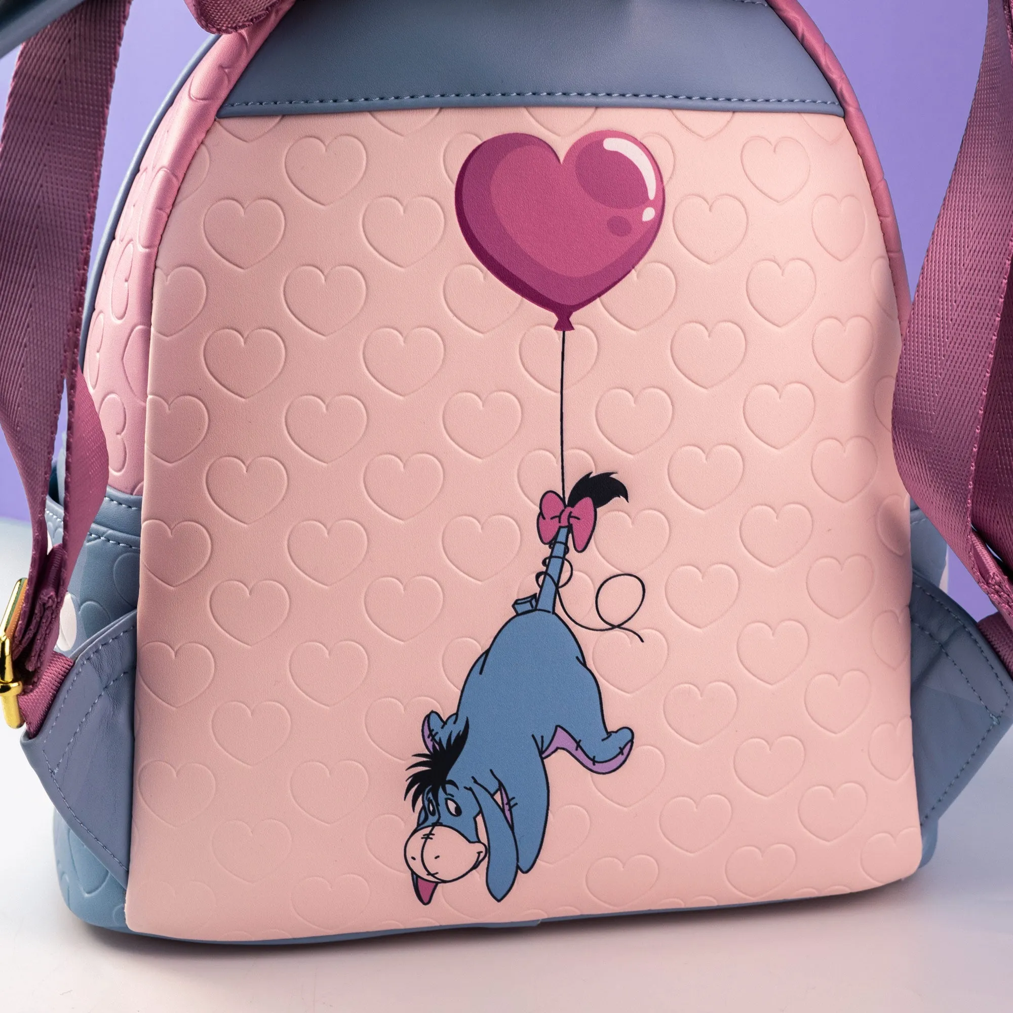 Loungefly x Disney Winnie the Pooh Eeyore Heart Balloons Mini Backpack