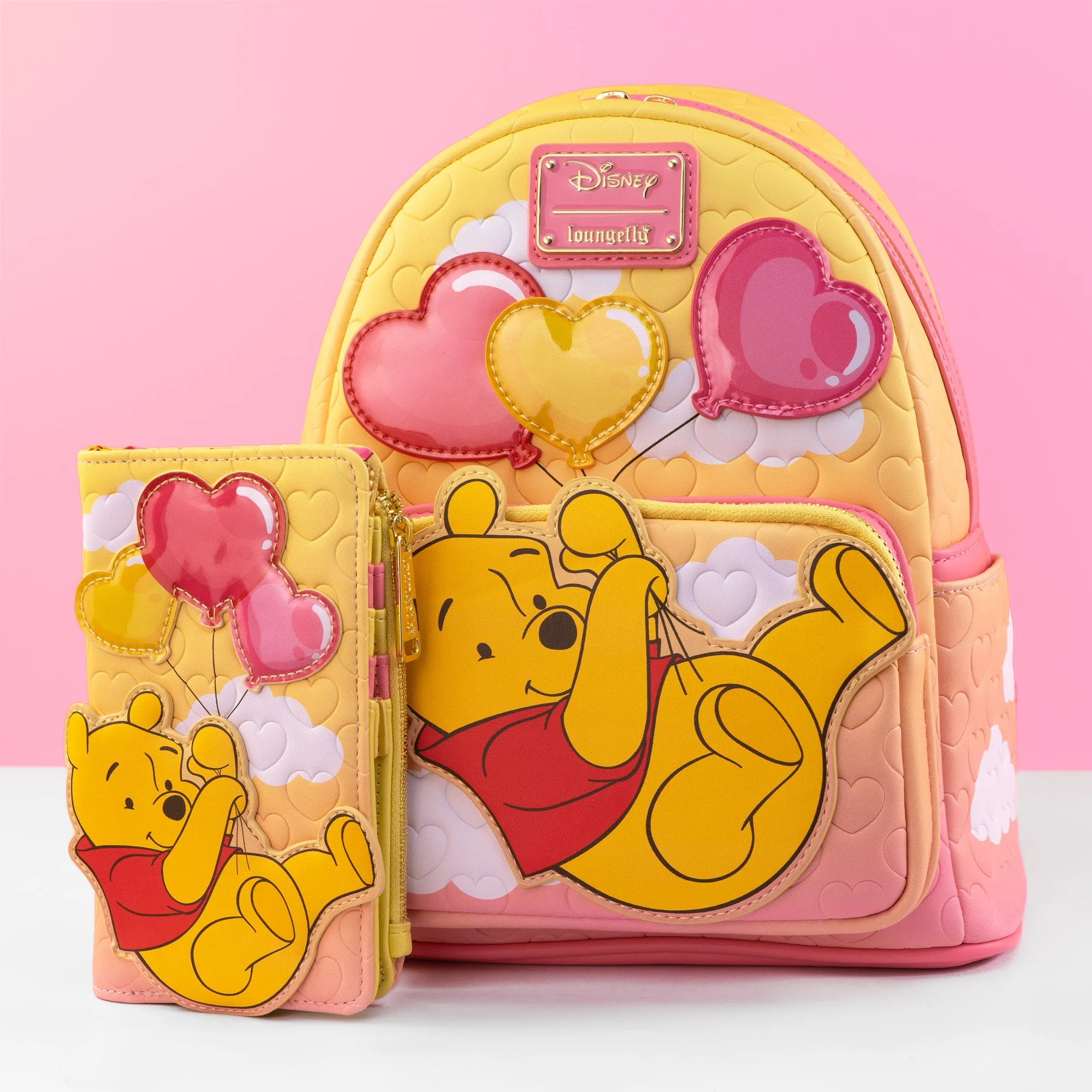 Loungefly x Disney Winnie the Pooh Heart Balloons Mini Backpack