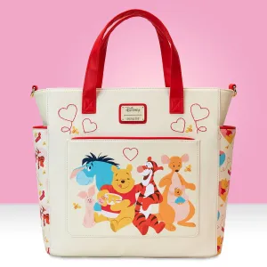 Loungefly x Disney Winnie the Pooh Love Convertible Backpack and Tote Bag