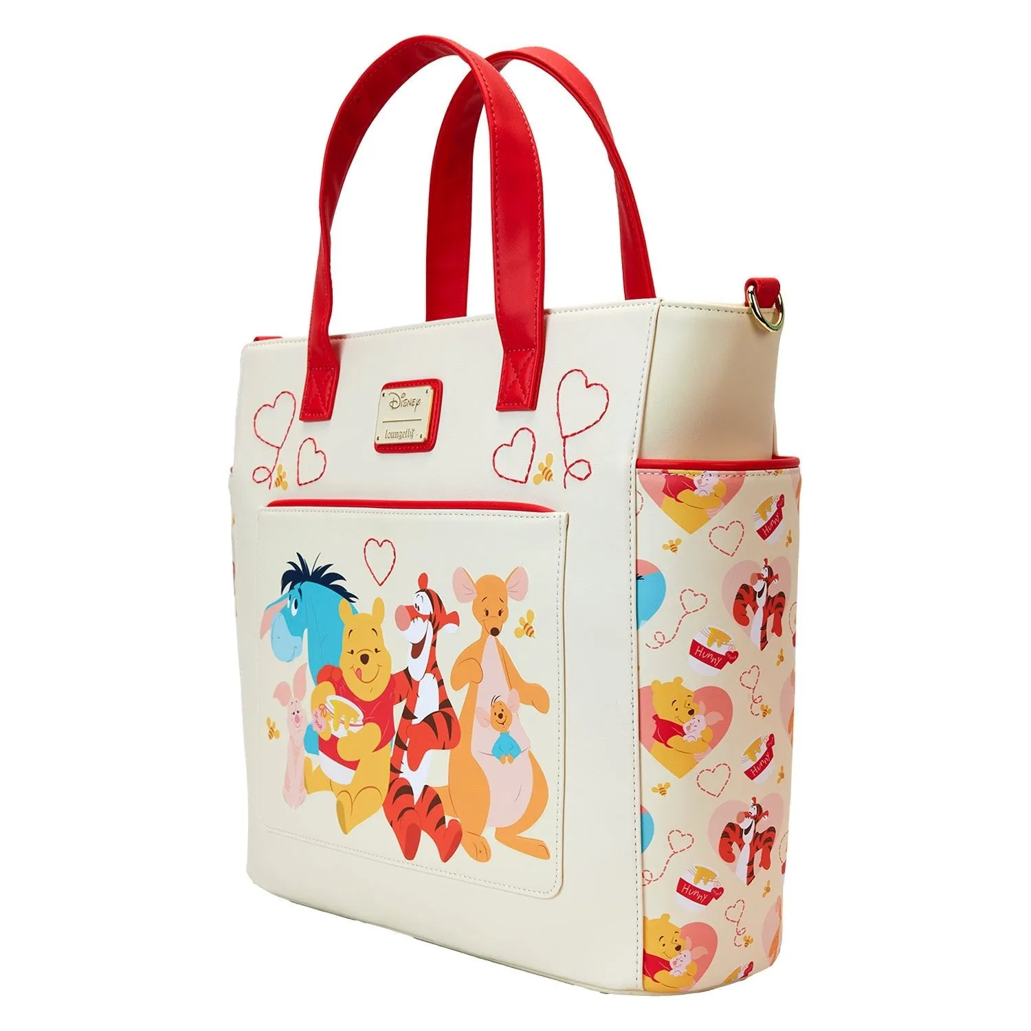 Loungefly x Disney Winnie the Pooh Love Convertible Backpack and Tote Bag