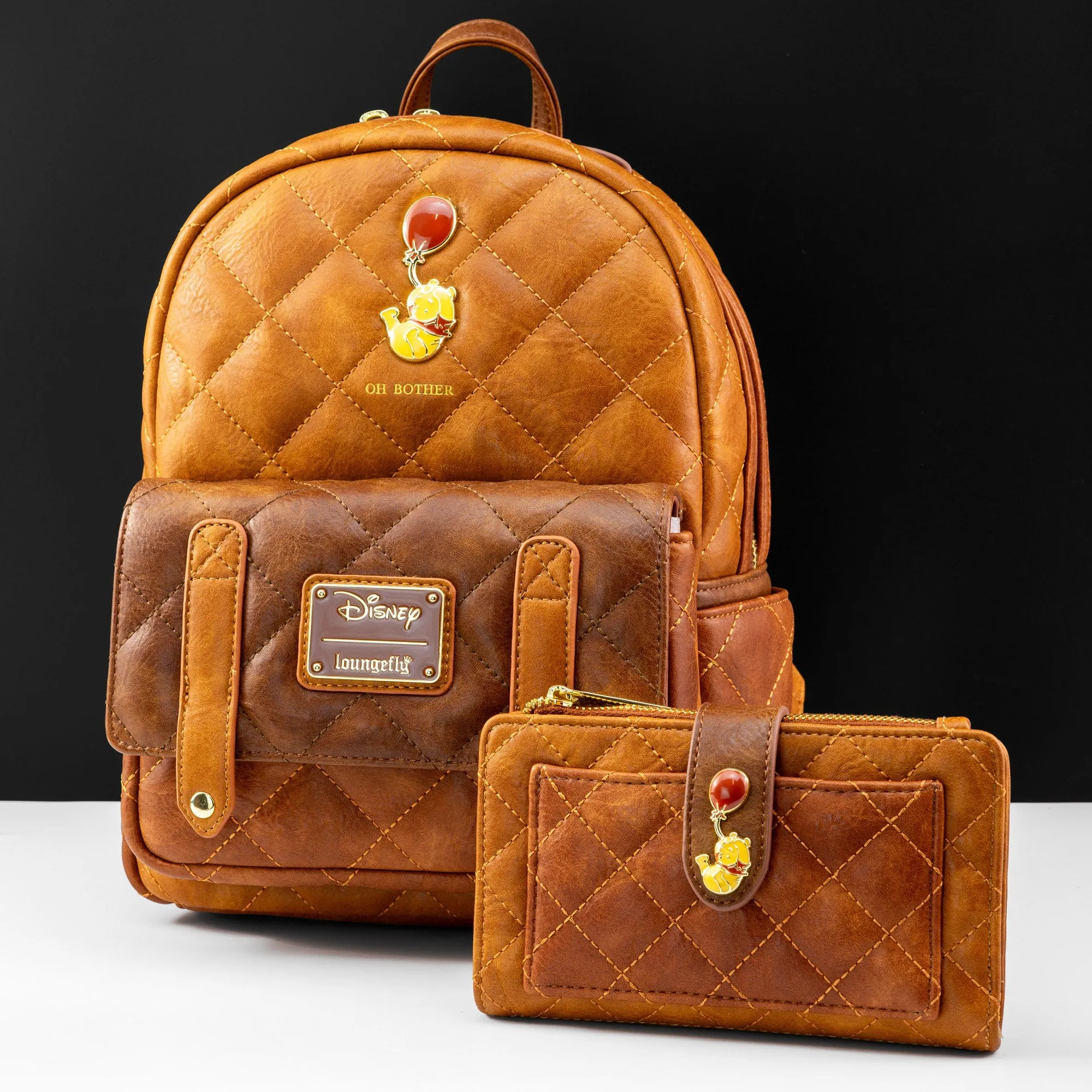 Loungefly x Disney Winnie the Pooh Quilted Mini Backpack