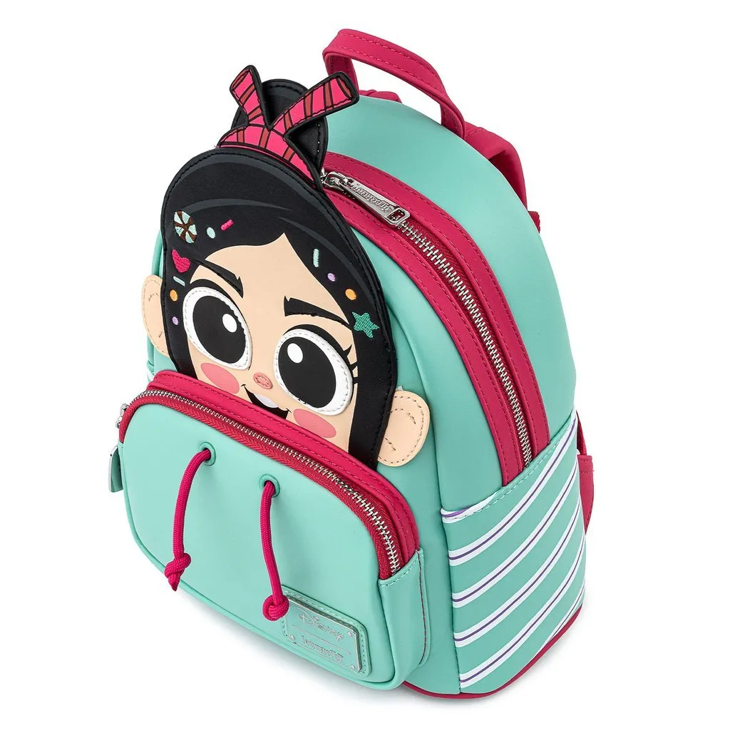 Loungefly x Disney Wreck It Ralph Vanellope Cosplay Mini Backpack