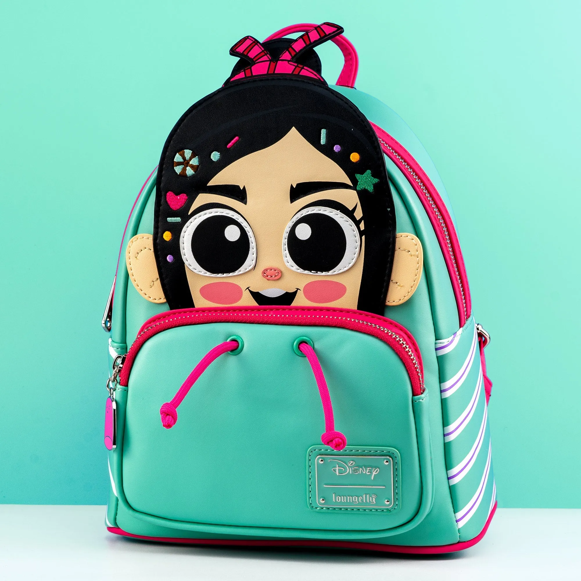 Loungefly x Disney Wreck It Ralph Vanellope Cosplay Mini Backpack