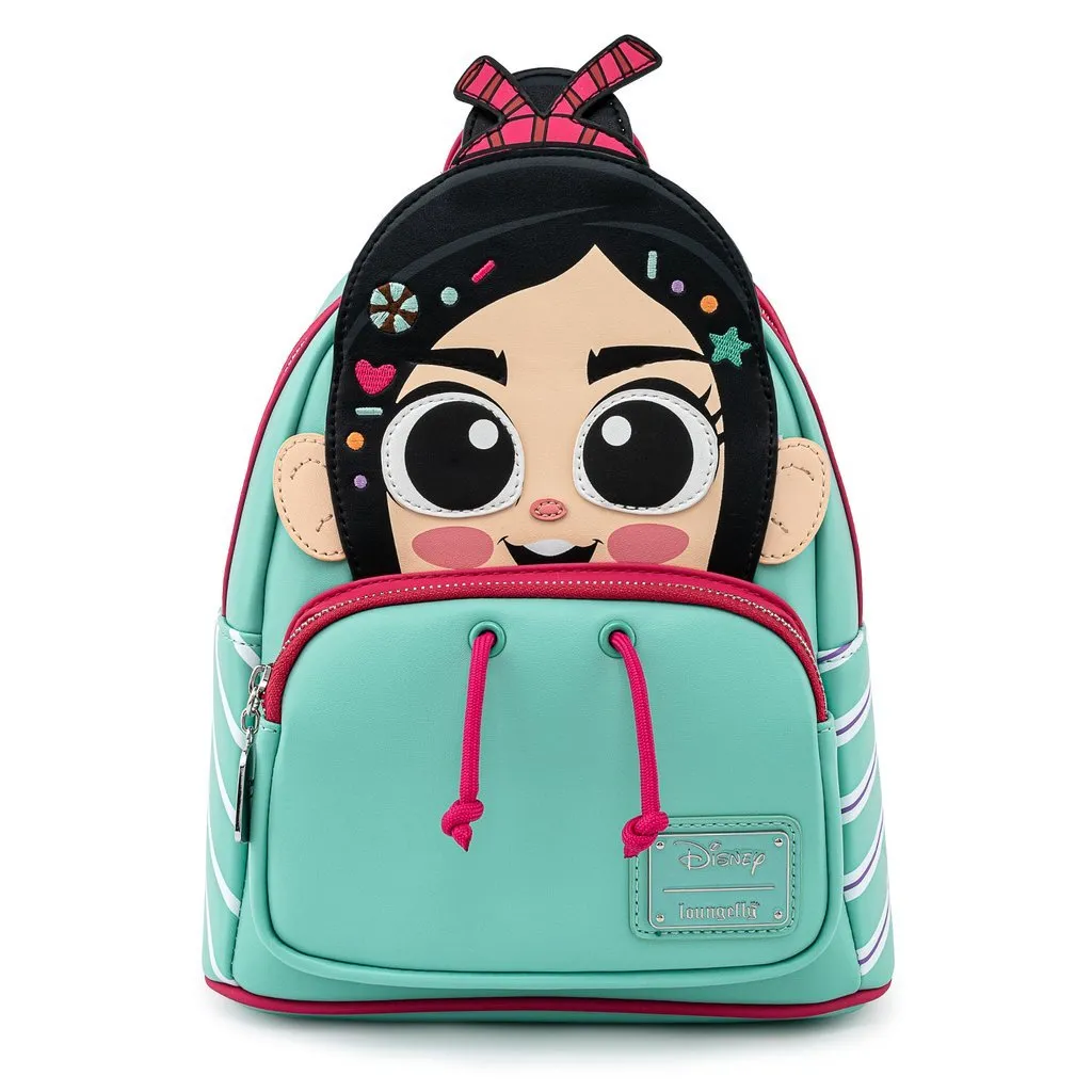 Loungefly x Disney Wreck It Ralph Vanellope Cosplay Mini Backpack