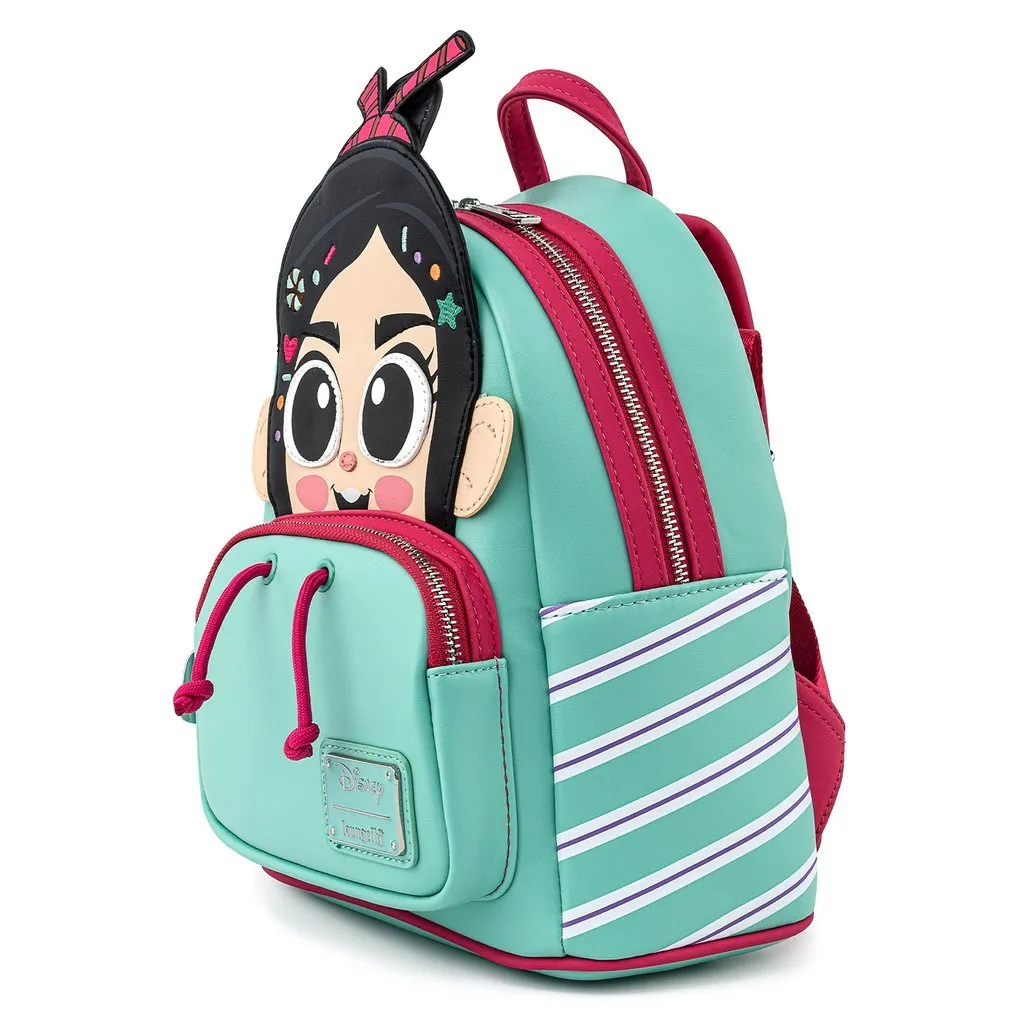Loungefly x Disney Wreck It Ralph Vanellope Cosplay Mini Backpack