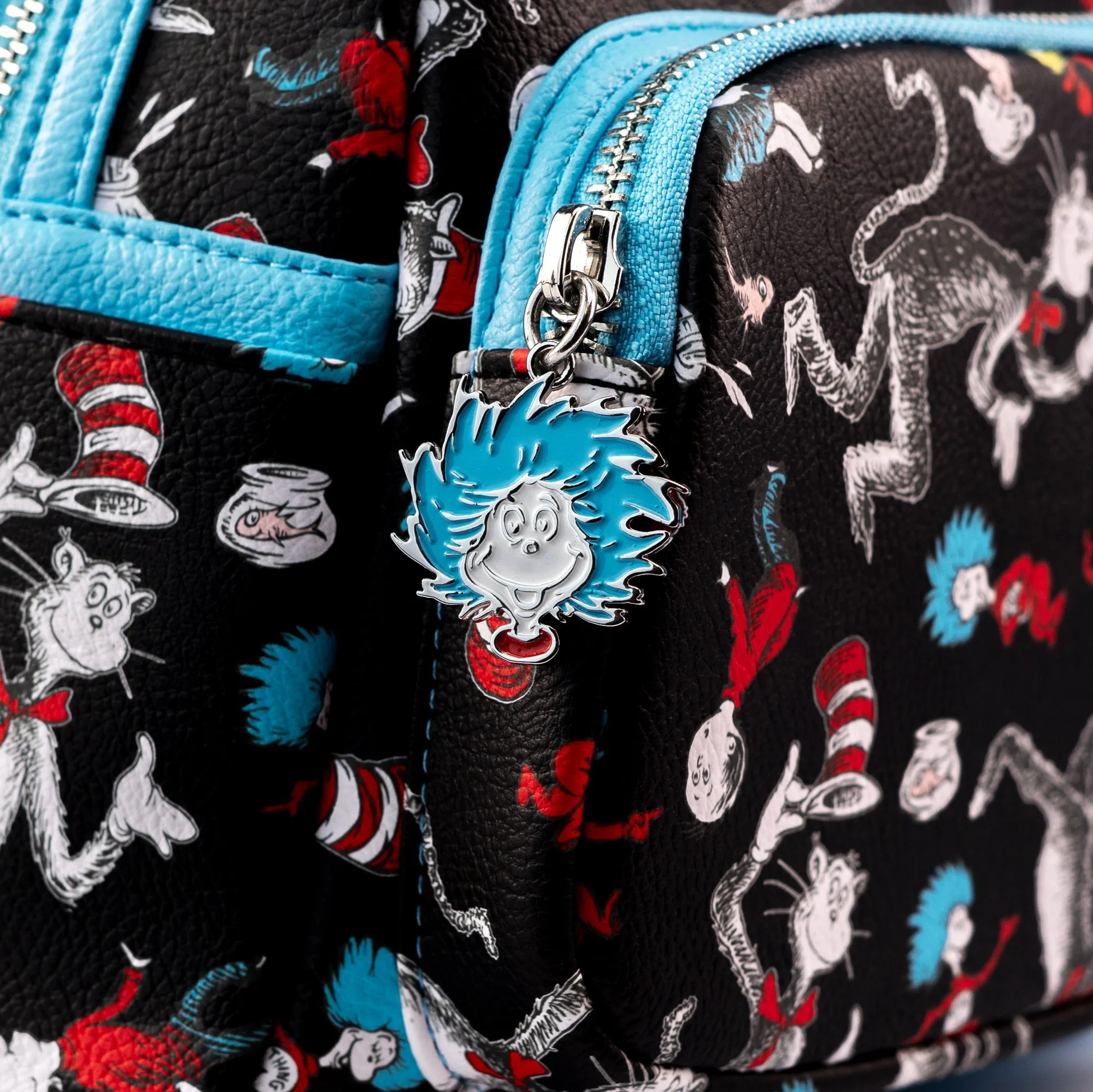 Loungefly x Dr. Seuss The Cat in the Hat AOP Mini Backpack
