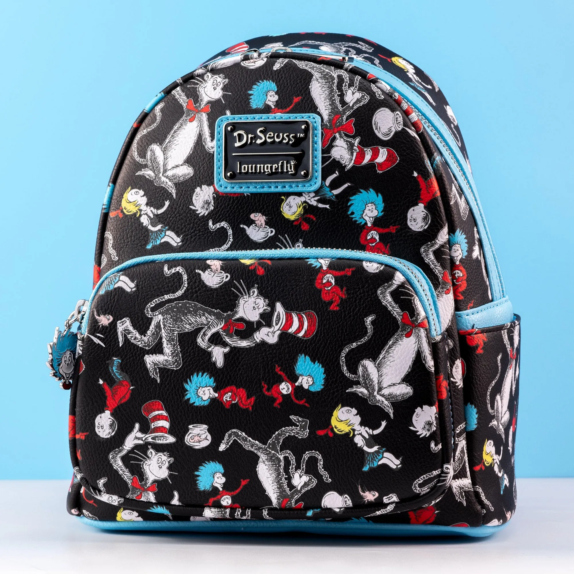 Loungefly x Dr. Seuss The Cat in the Hat AOP Mini Backpack